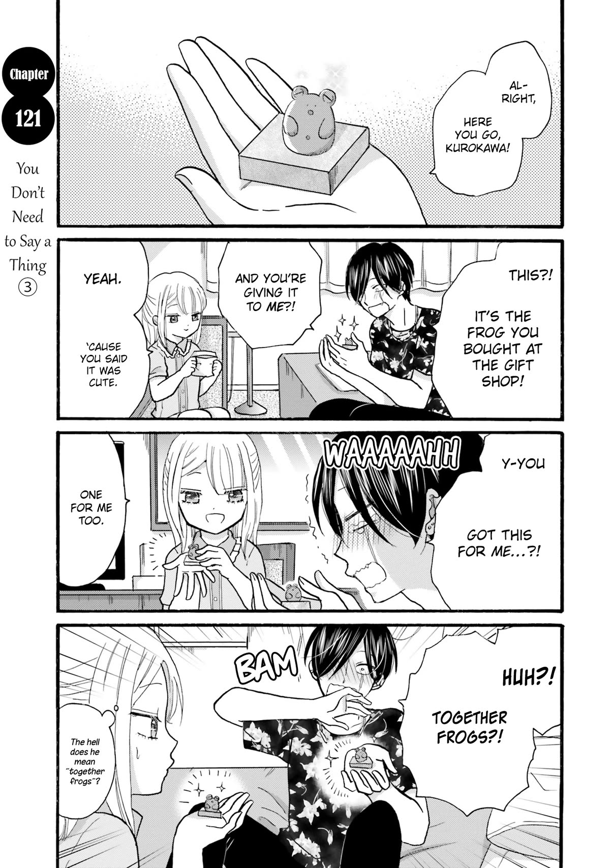 Yankee-kun and the White Cane Girl Chapter 121 page 3 - Chapter 121: You Don't Have to Say a Thing ③