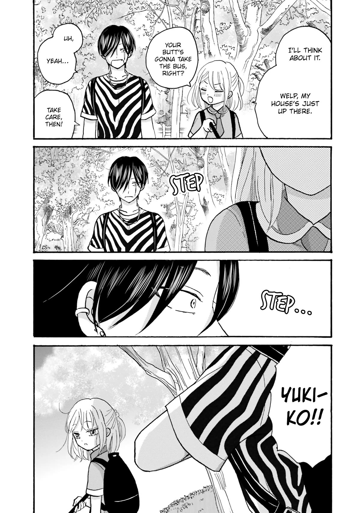 Yankee-kun and the White Cane Girl Chapter 122 page 13 - Chapter 122: You Don't Have to Say a Thing ④