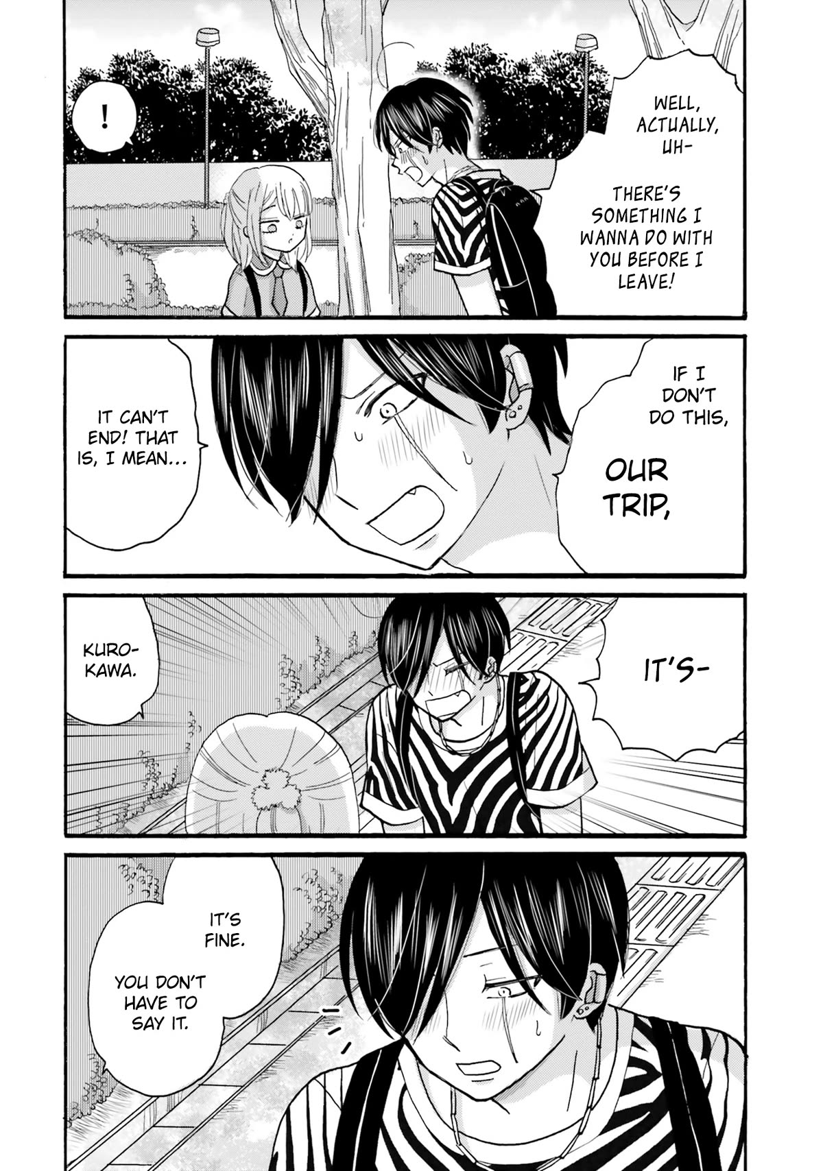 Yankee-kun and the White Cane Girl Chapter 122 page 14 - Chapter 122: You Don't Have to Say a Thing ④