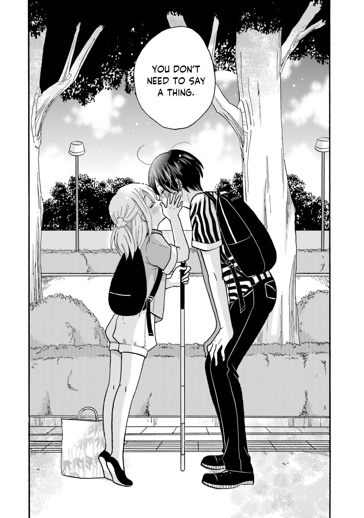 Yankee-kun and the White Cane Girl Chapter 122 page 16 - Chapter 122: You Don't Have to Say a Thing ④