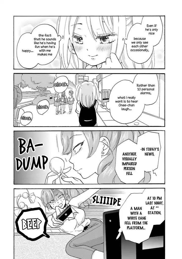 Yankee-kun and the White Cane Girl Chapter 14 page 10 - Chapter 14: Big sister