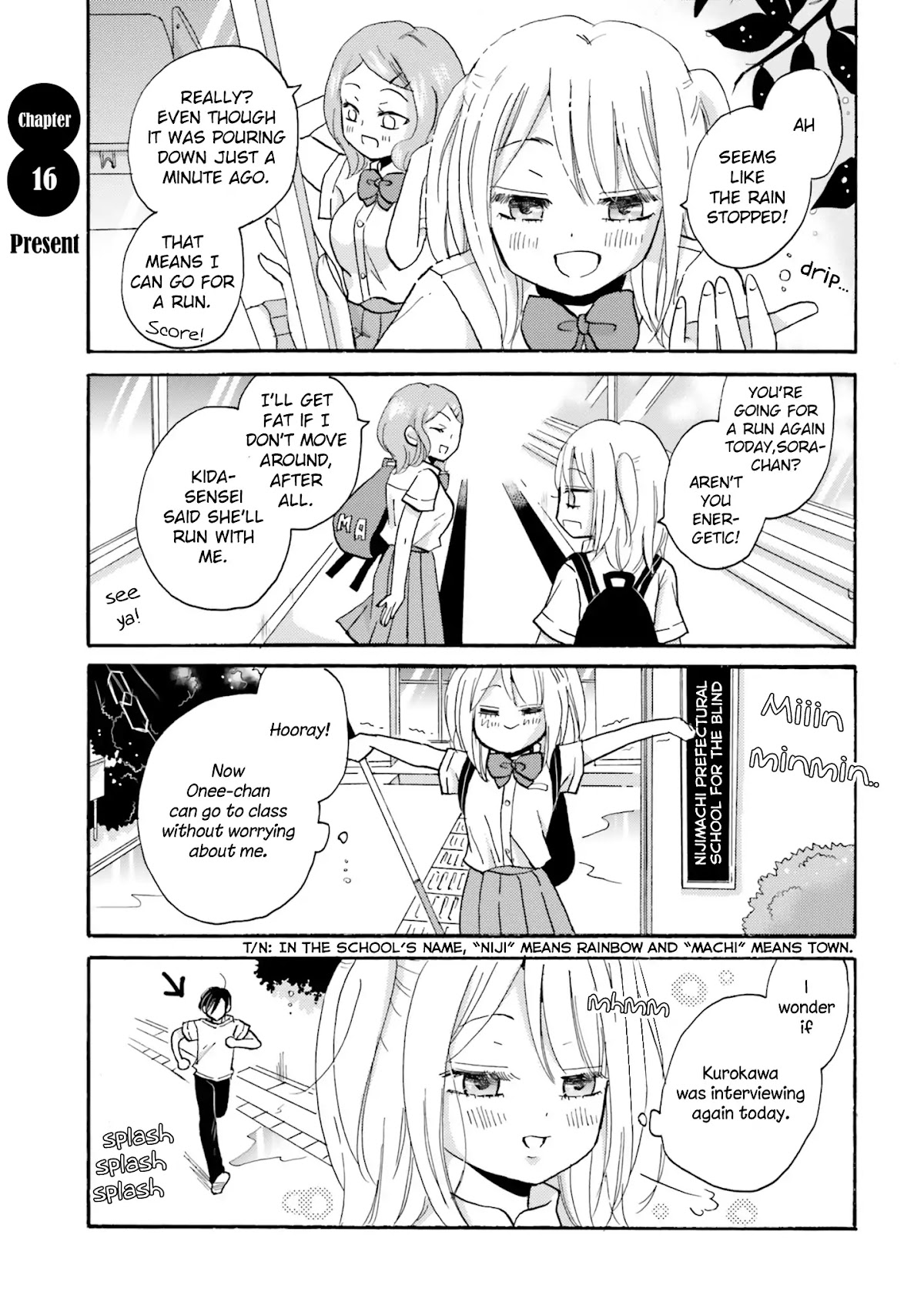 Yankee-kun and the White Cane Girl Chapter 16 page 2 - Chapter 16: Present