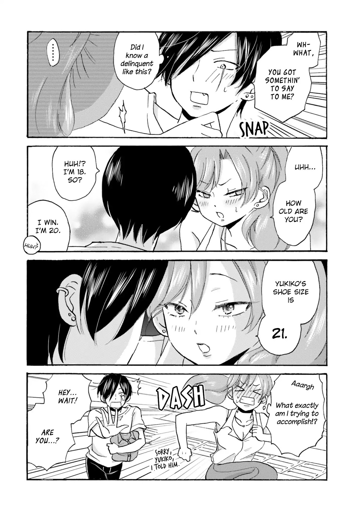 Yankee-kun and the White Cane Girl Chapter 16 page 9 - Chapter 16: Present