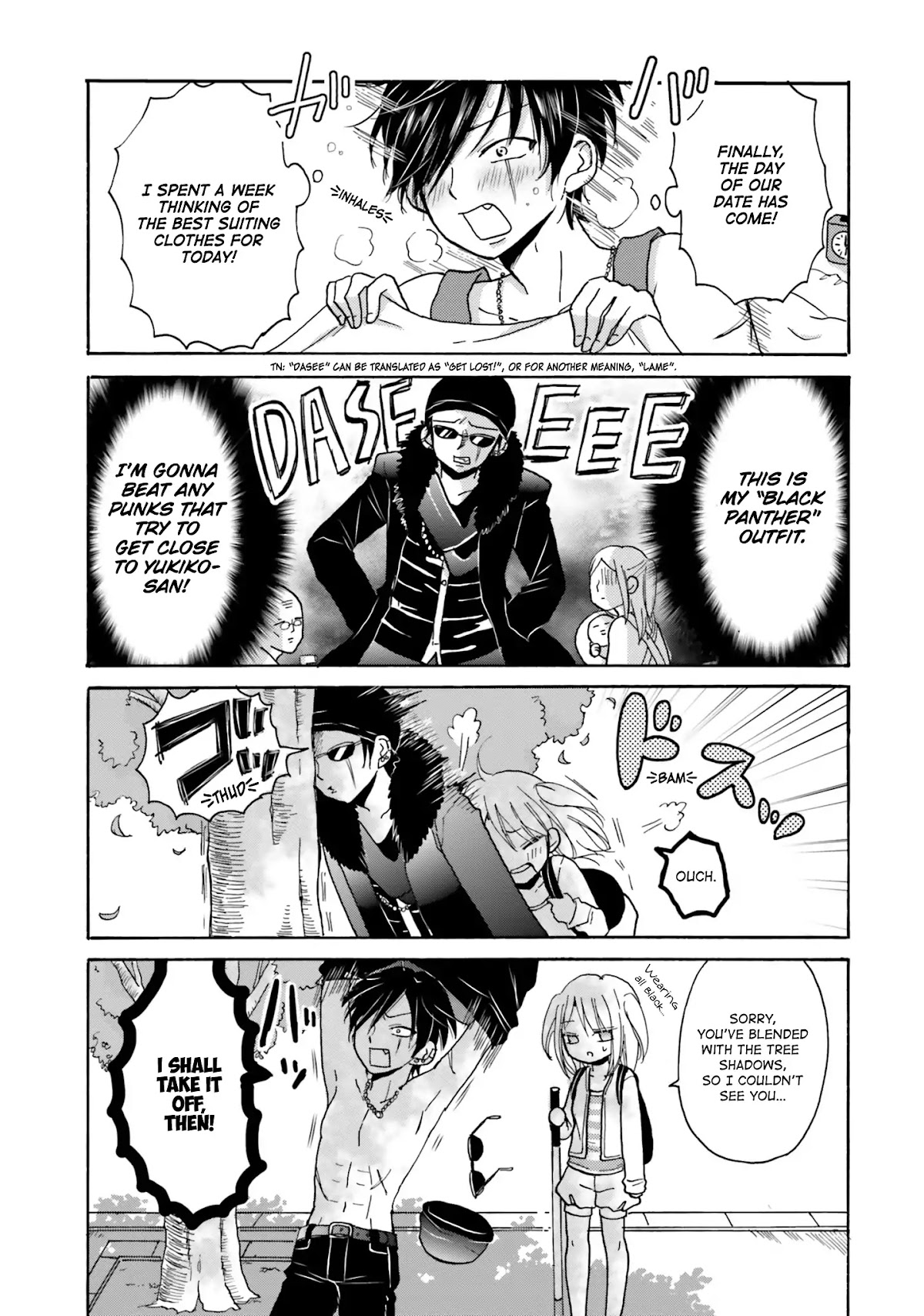 Yankee-kun and the White Cane Girl Chapter 2 page 3 - Chapter 2: Date ①