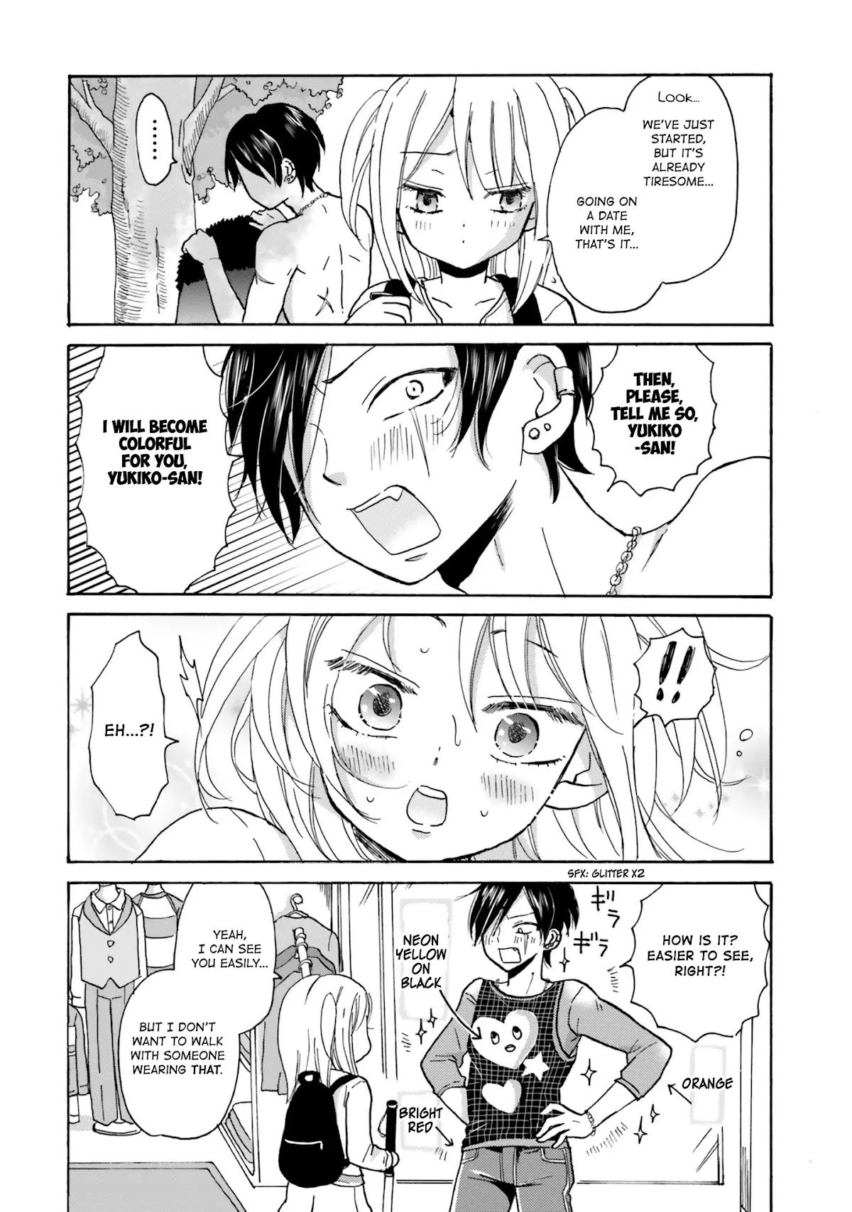 Yankee-kun and the White Cane Girl Chapter 2 page 4 - Chapter 2: Date ①