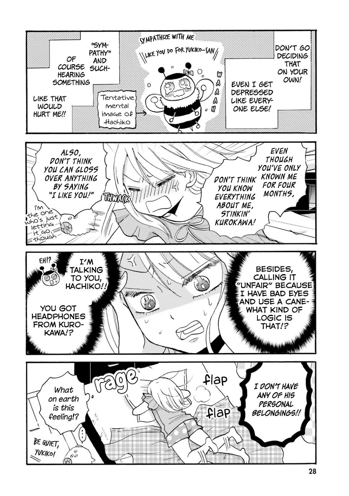 Yankee-kun and the White Cane Girl Chapter 26 page 8 - Chapter 26: Unfair ③
