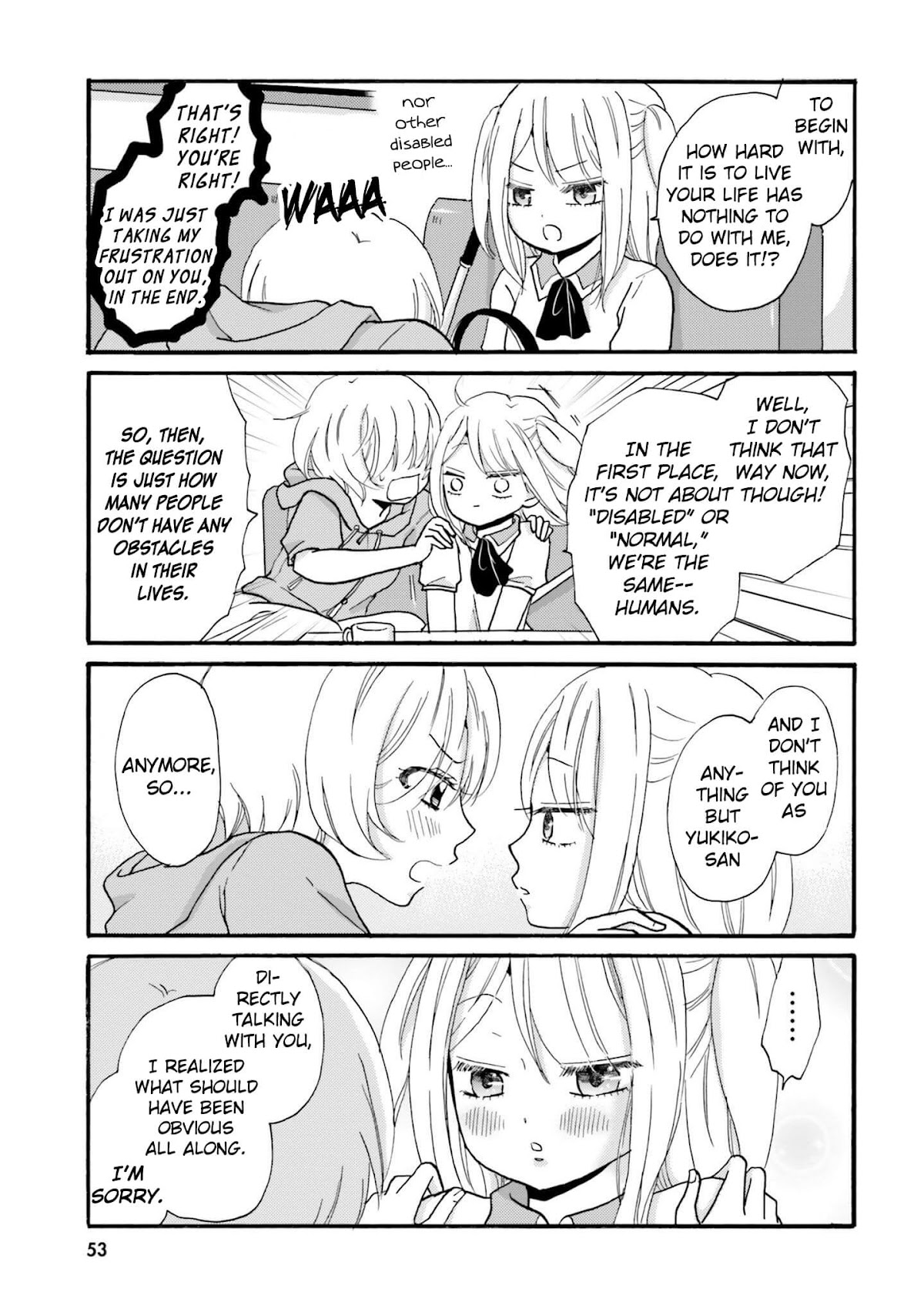 Yankee-kun and the White Cane Girl Chapter 29 page 7 - Chapter 29: Before Dawn ①