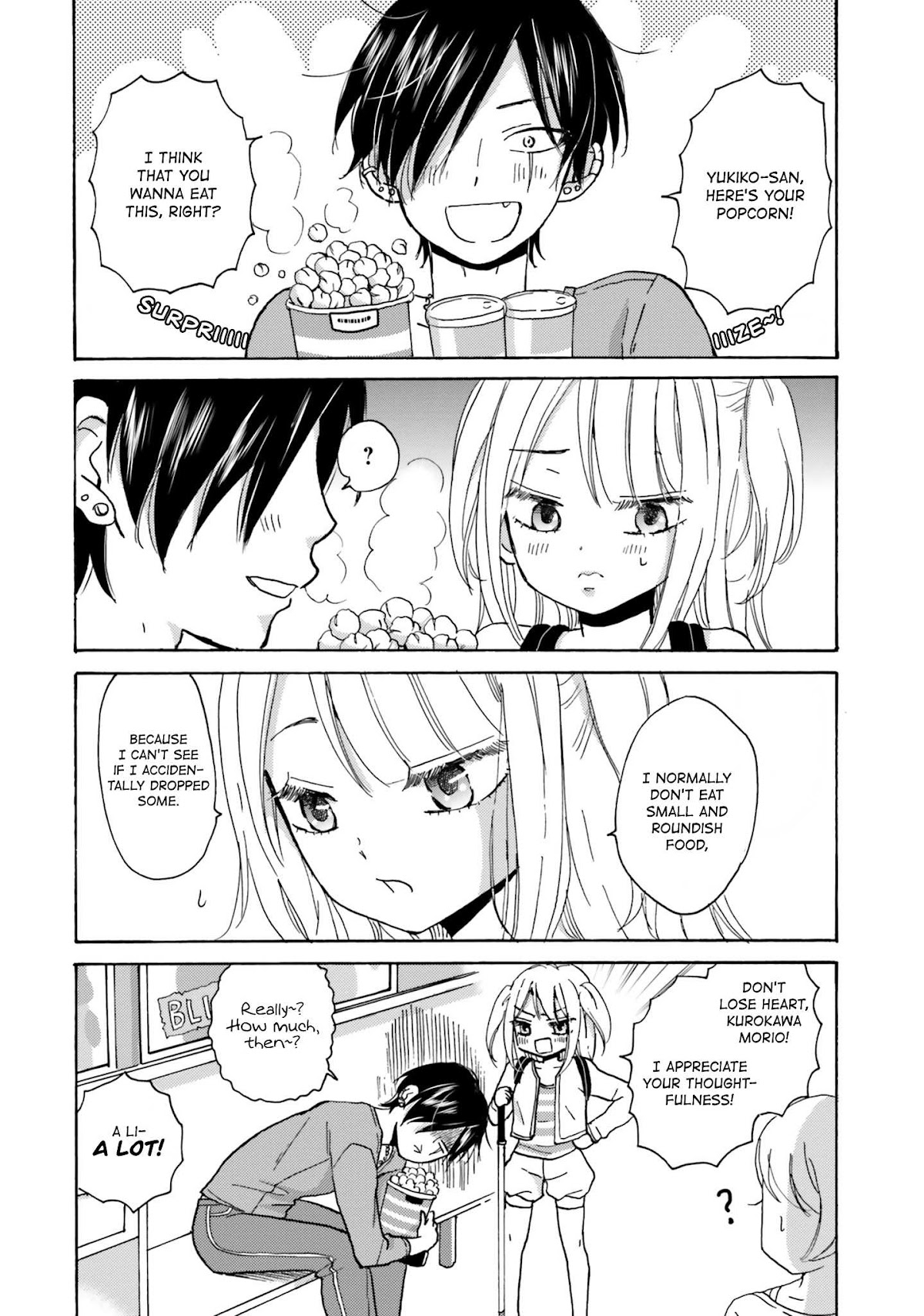 Yankee-kun and the White Cane Girl Chapter 3 page 4 - Chapter 3: Date ②