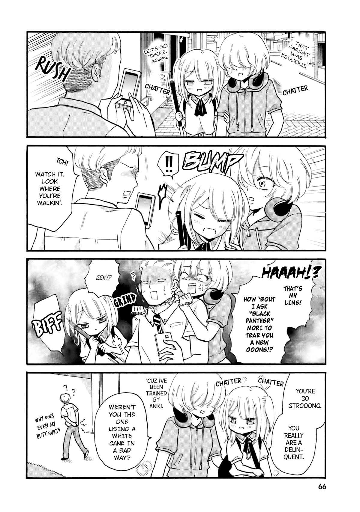 Yankee-kun and the White Cane Girl Chapter 30 page 9 - Chapter 30: Before Dawn ②