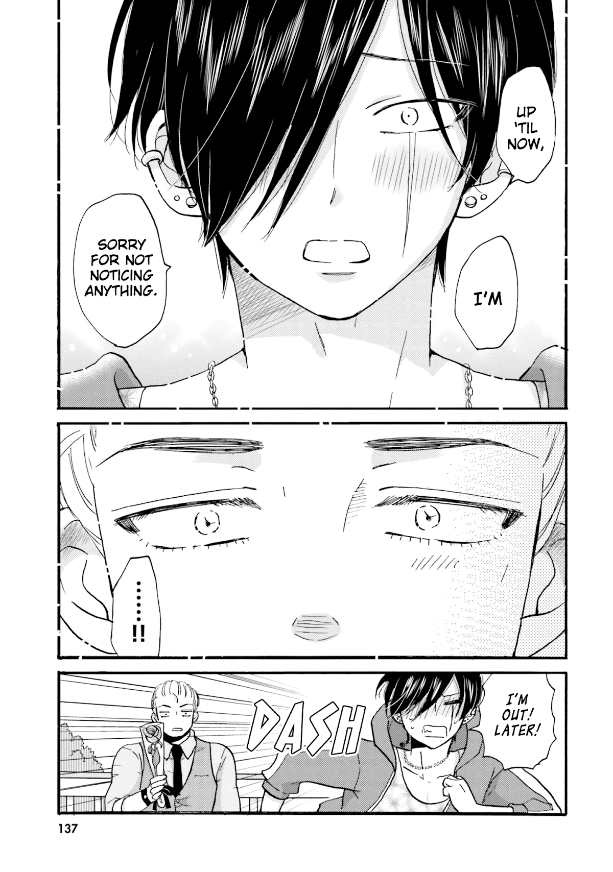 Yankee-kun and the White Cane Girl Chapter 35 page 14 - Chapter 35: Bouquet