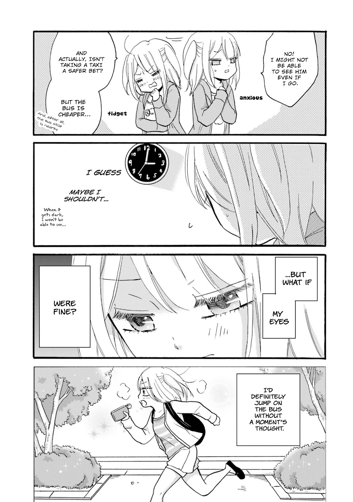Yankee-kun and the White Cane Girl Chapter 36 page 6 - Chapter 36: Want To See You