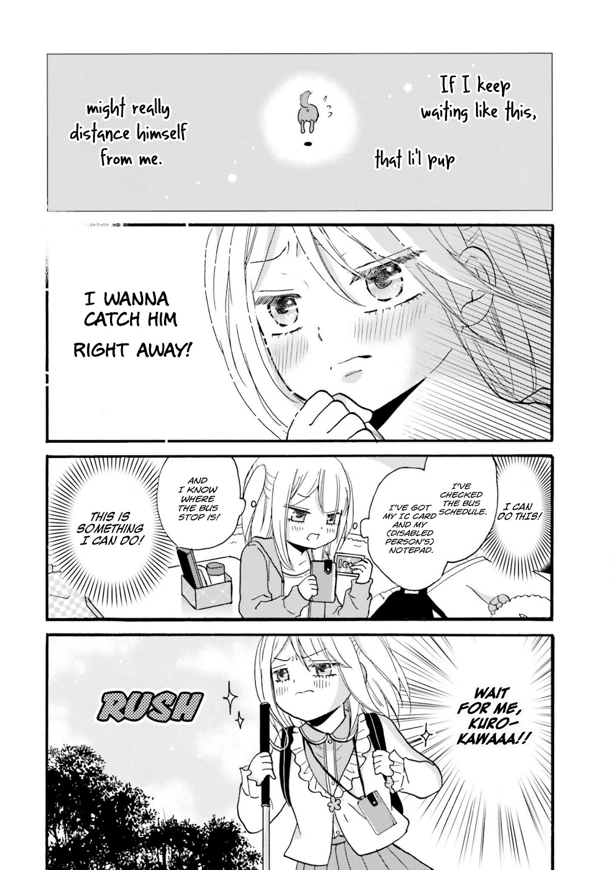 Yankee-kun and the White Cane Girl Chapter 36 page 7 - Chapter 36: Want To See You