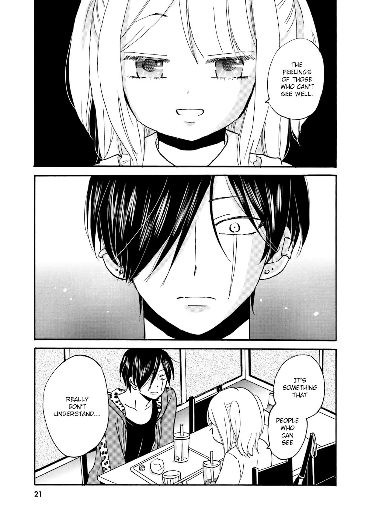 Yankee-kun and the White Cane Girl Chapter 41 page 12 - Chapter 41: Another White Cane Girl ②