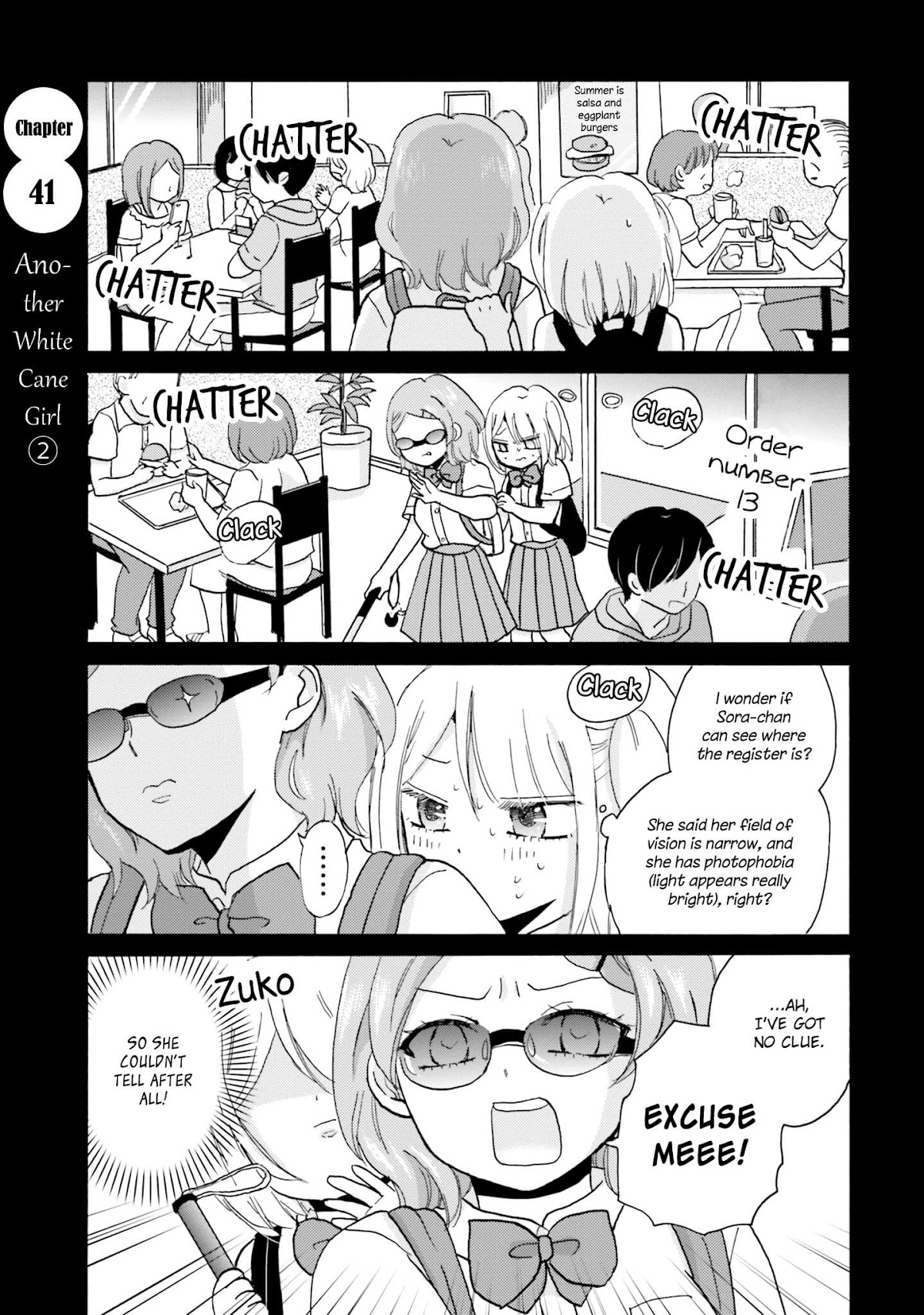 Yankee-kun and the White Cane Girl Chapter 41 page 2 - Chapter 41: Another White Cane Girl ②