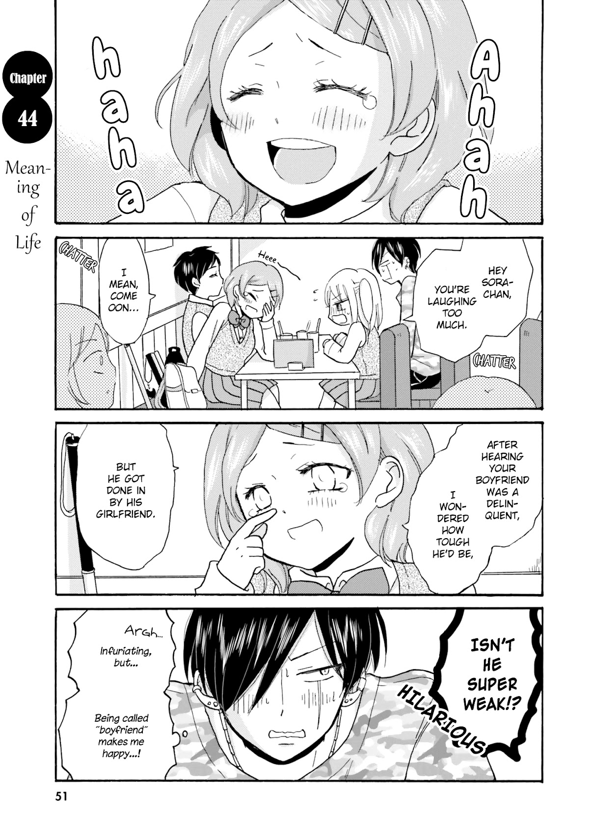 Yankee-kun and the White Cane Girl Chapter 44 page 2 - Chapter 44: Meaning of Life