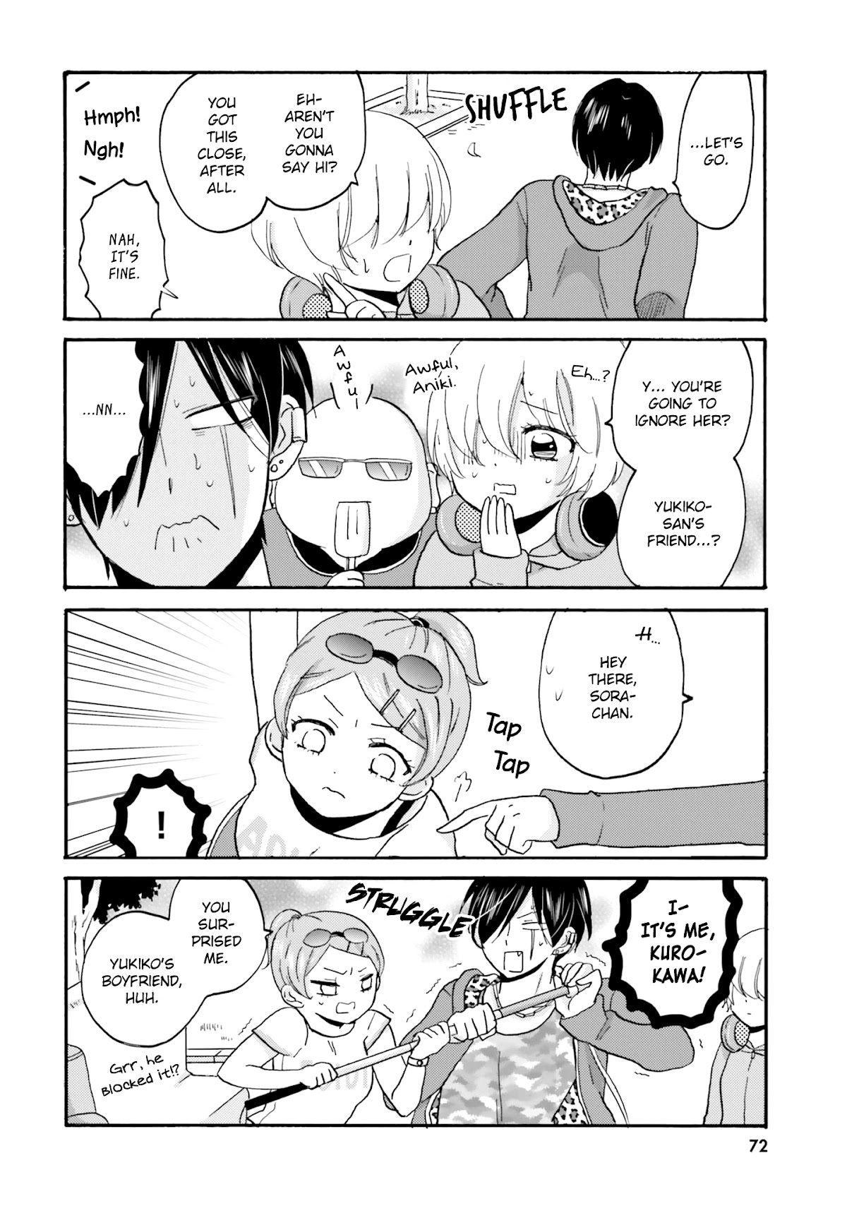 Yankee-kun and the White Cane Girl Chapter 45 page 11 - Chapter 45: Wall ①