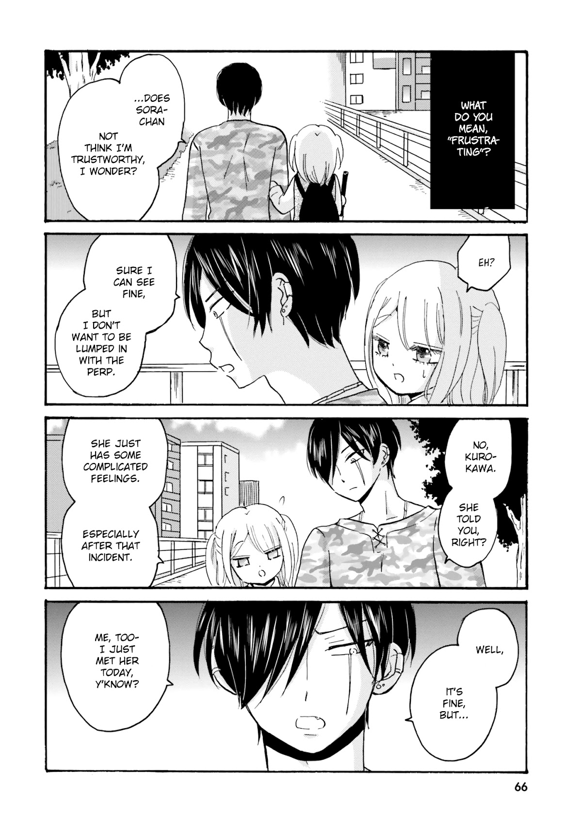 Yankee-kun and the White Cane Girl Chapter 45 page 5 - Chapter 45: Wall ①