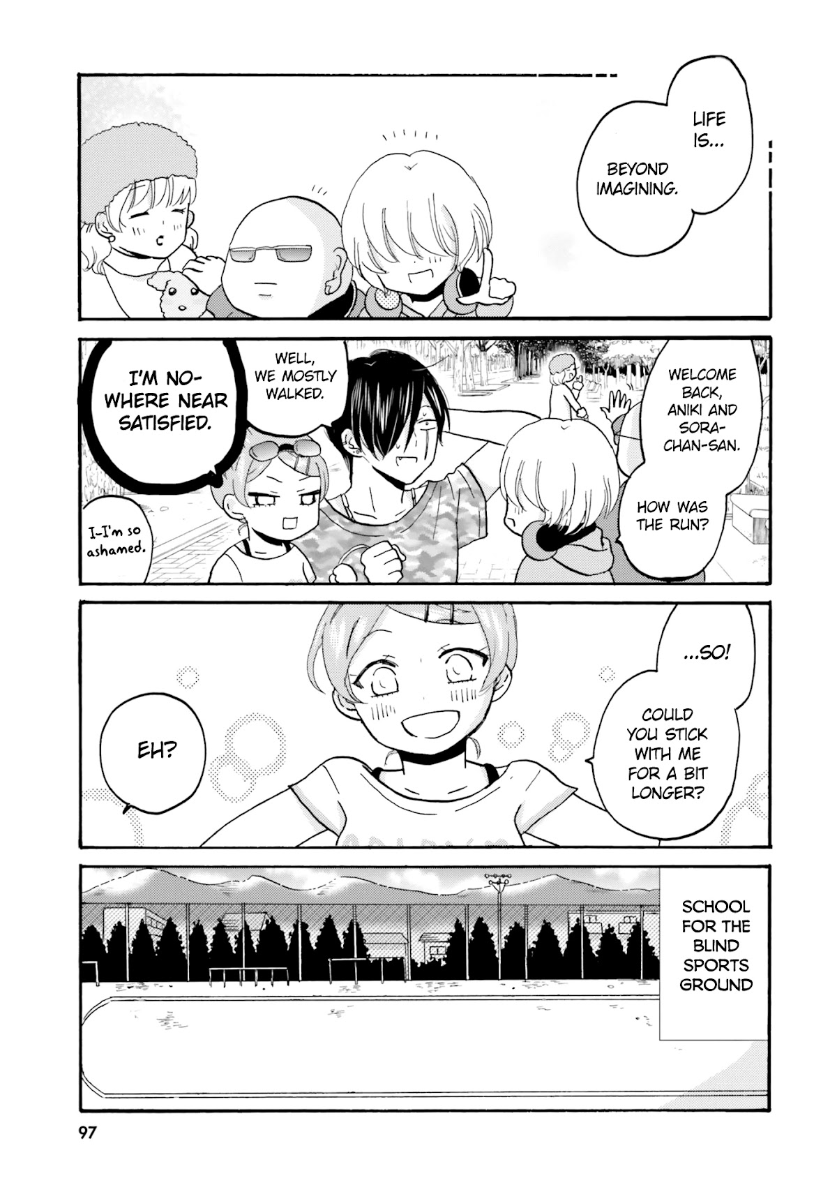 Yankee-kun and the White Cane Girl Chapter 47 page 8 - Chapter 47: Wall ③