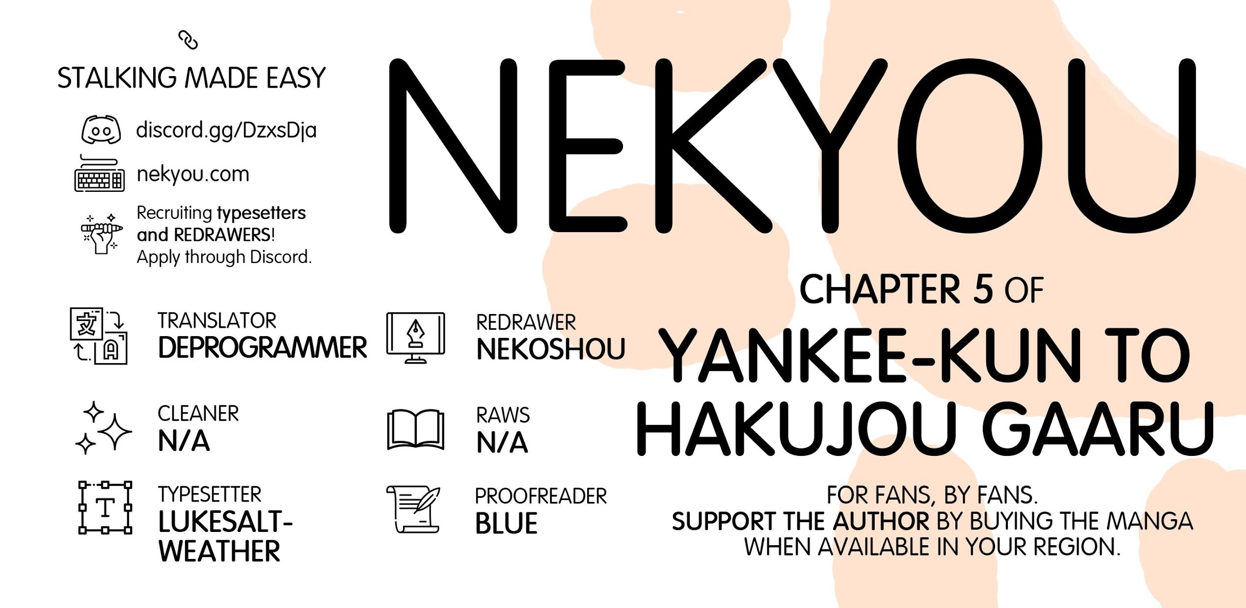 Yankee-kun and the White Cane Girl Chapter 5 page 1 - Chapter 5