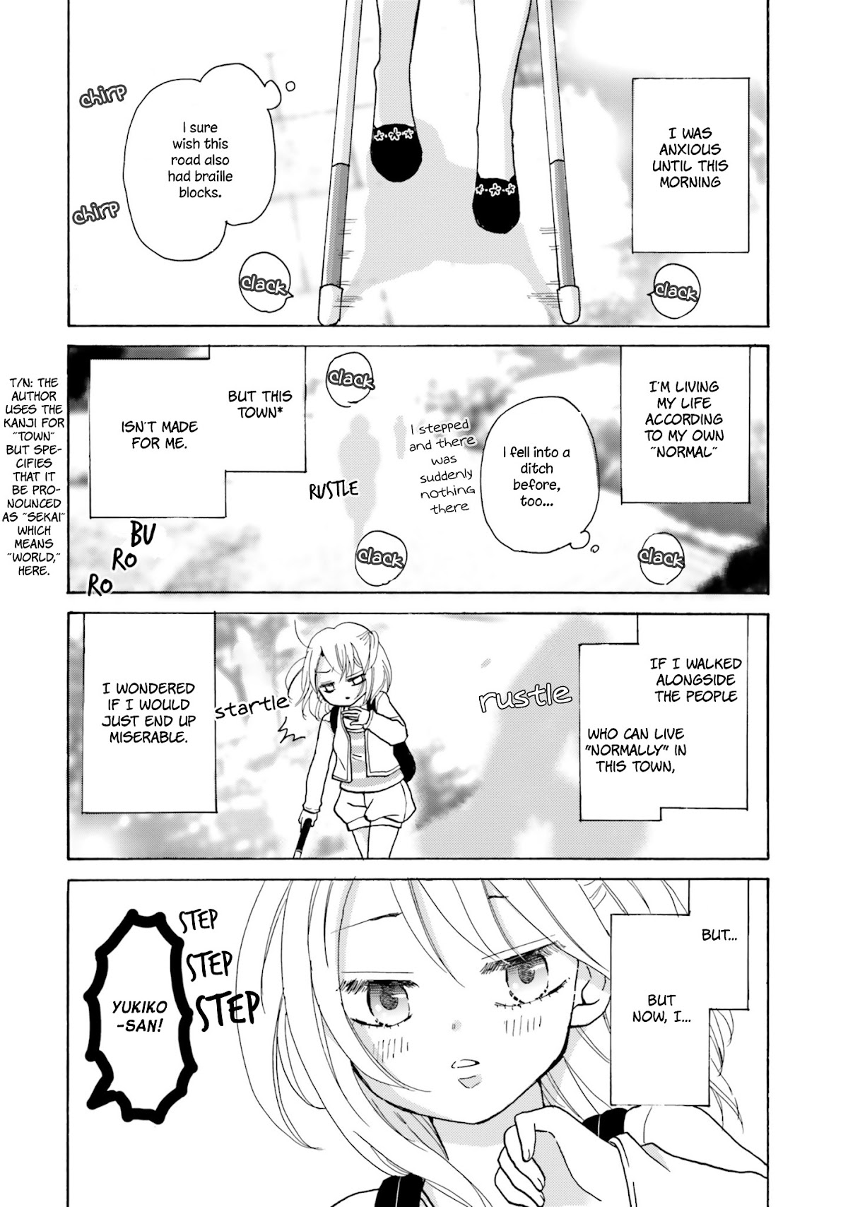 Yankee-kun and the White Cane Girl Chapter 5 page 3 - Chapter 5