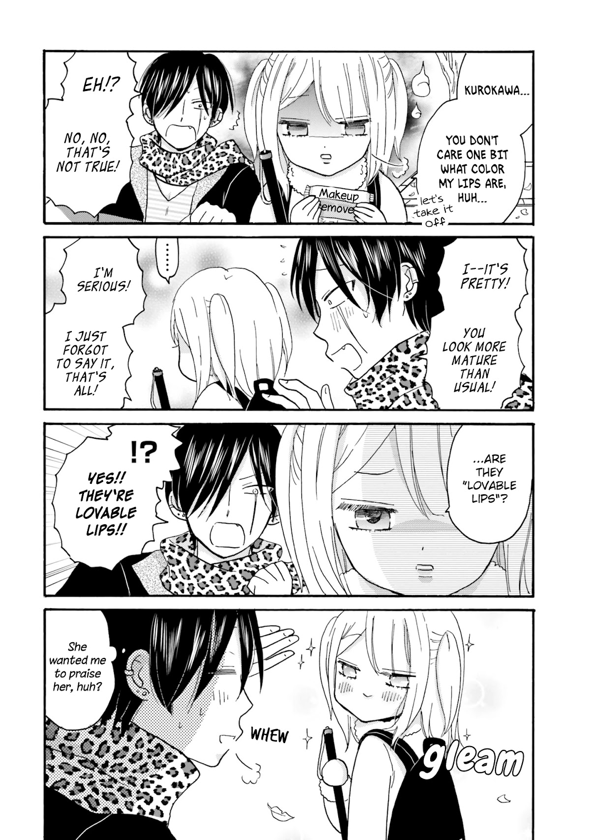 Yankee-kun and the White Cane Girl Chapter 56 page 10 - Chapter 56: Curse Of Lips ①