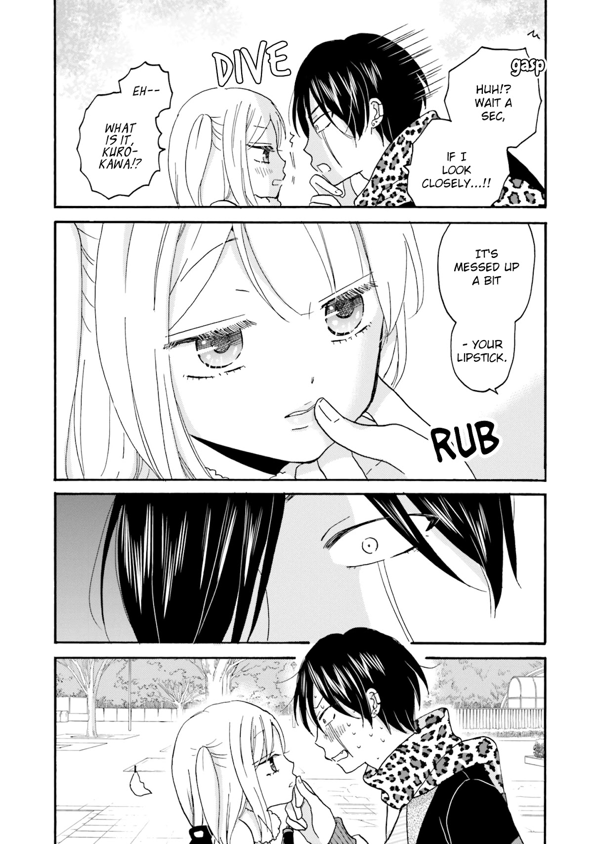 Yankee-kun and the White Cane Girl Chapter 56 page 11 - Chapter 56: Curse Of Lips ①