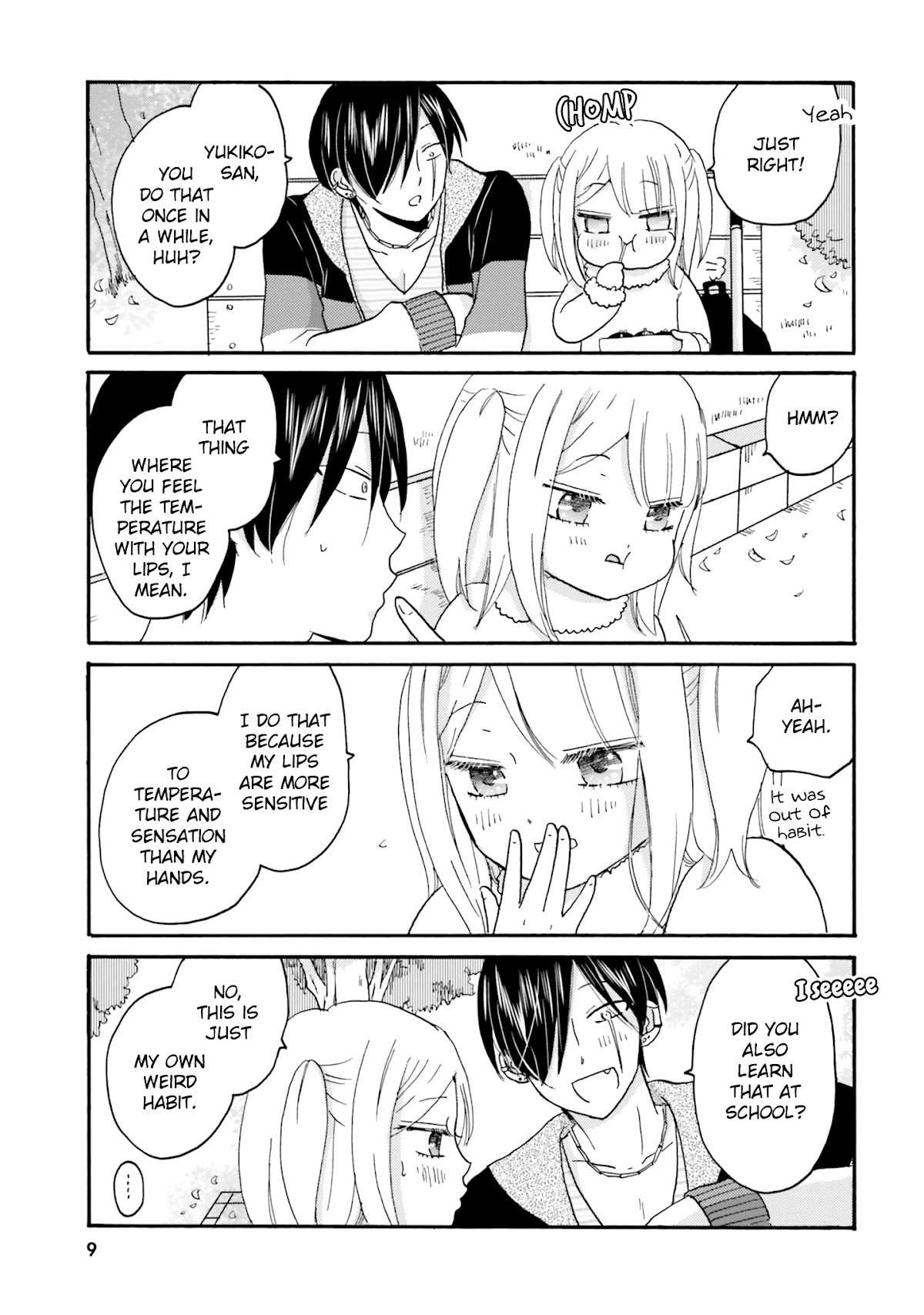 Yankee-kun and the White Cane Girl Chapter 56 page 13 - Chapter 56: Curse Of Lips ①