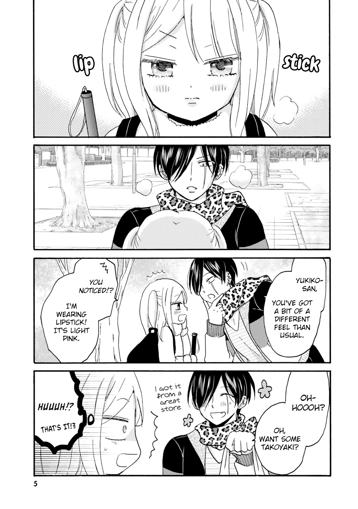 Yankee-kun and the White Cane Girl Chapter 56 page 9 - Chapter 56: Curse Of Lips ①