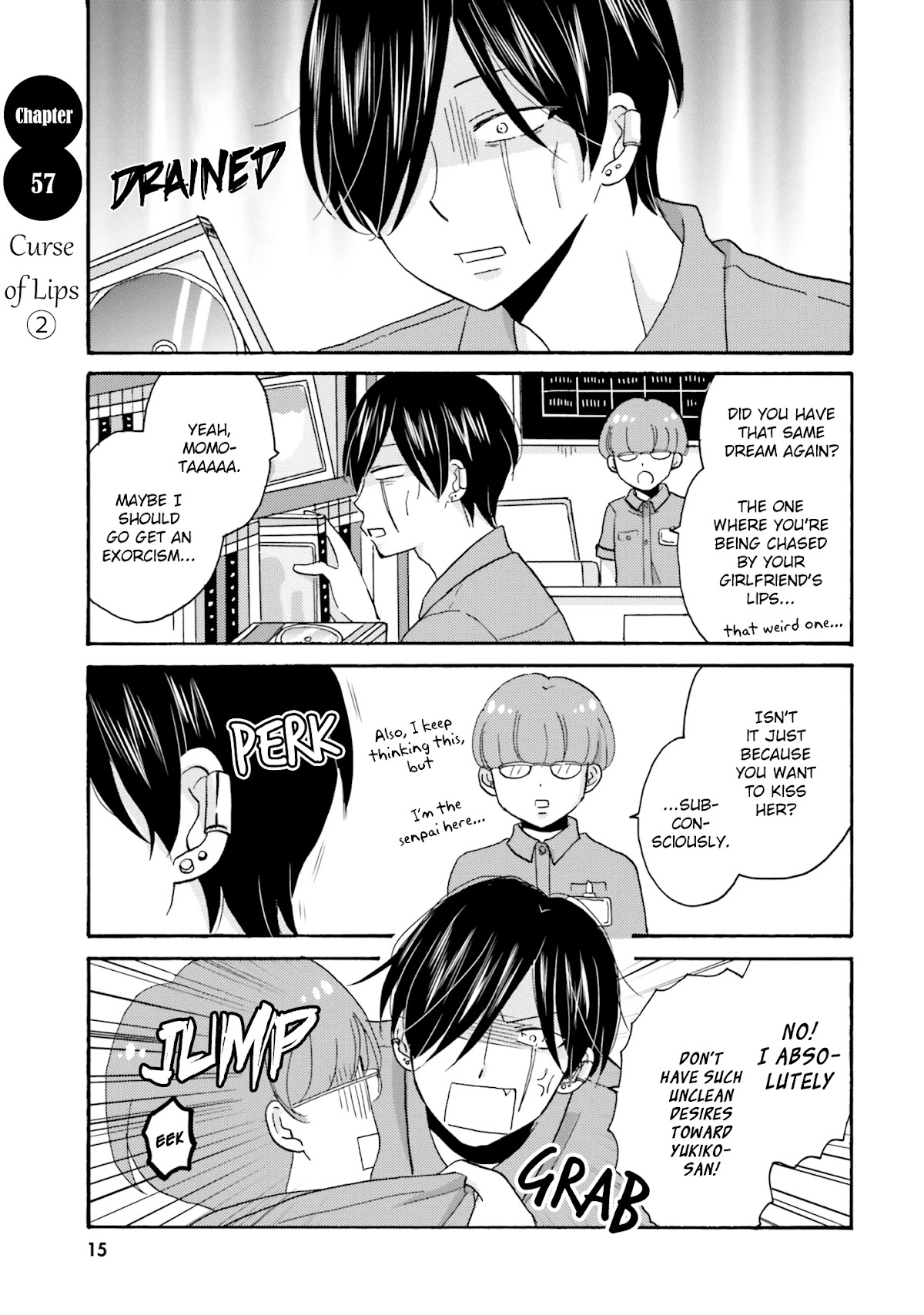 Yankee-kun and the White Cane Girl Chapter 57 page 3 - Chapter 57: Curse Of Lips ②