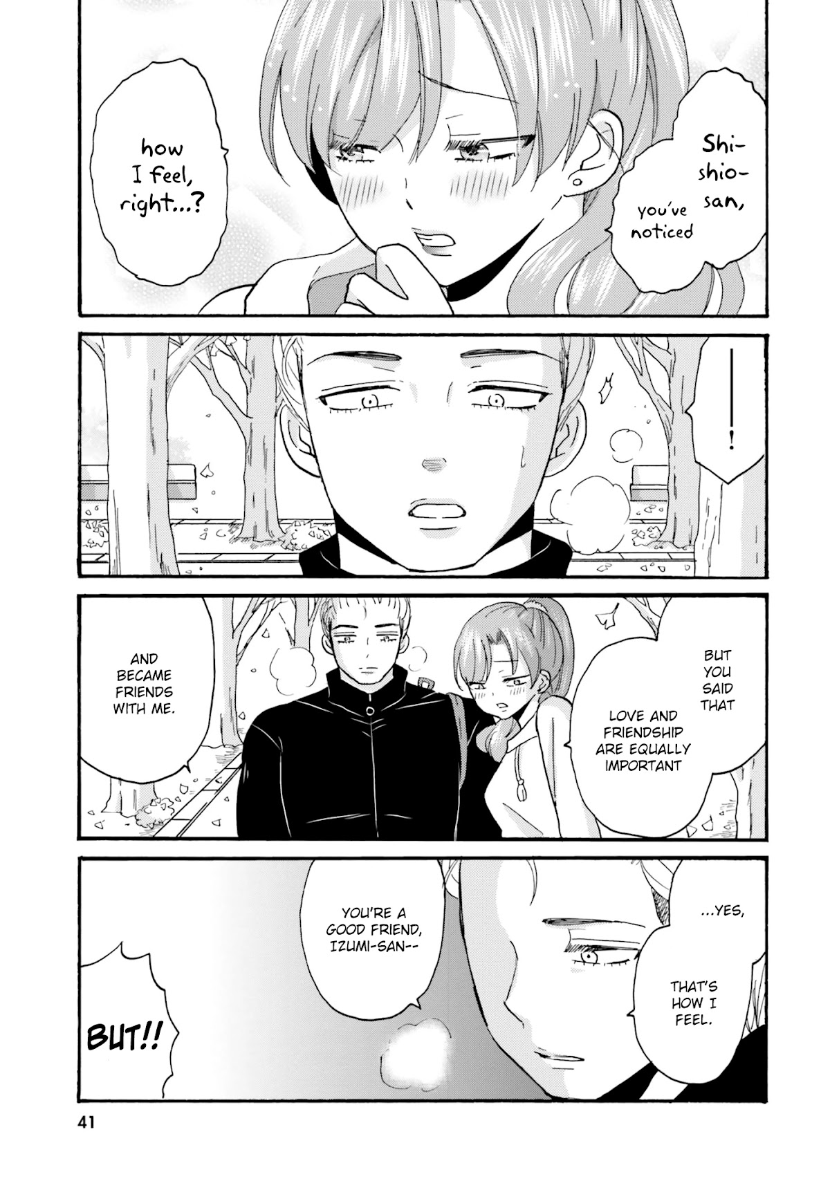 Yankee-kun and the White Cane Girl Chapter 59 page 11 - Chapter 59: Love And Friendship ①