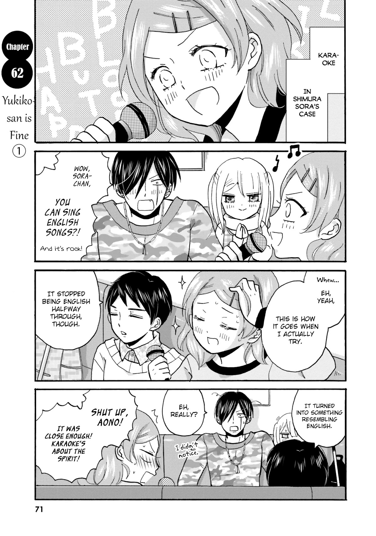Yankee-kun and the White Cane Girl Chapter 62 page 3 - Chapter 62: Yukiko-san is Fine ①