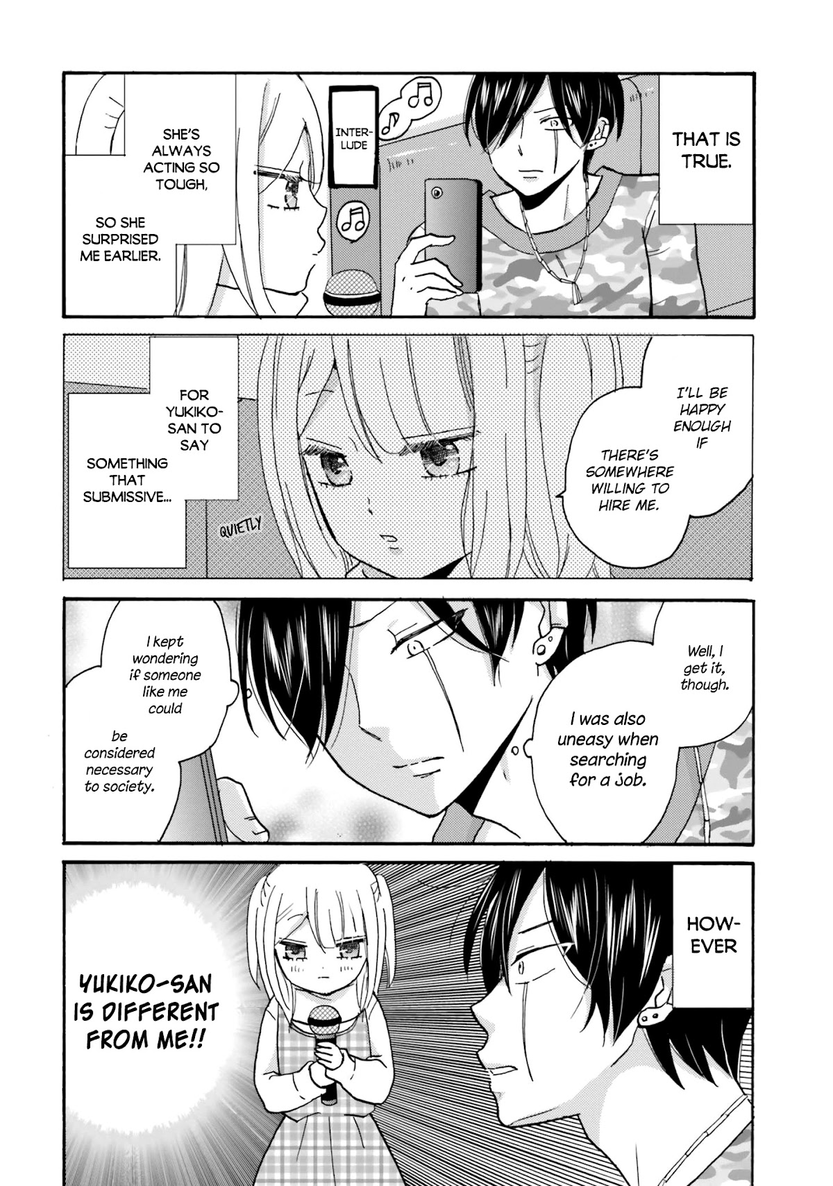 Yankee-kun and the White Cane Girl Chapter 62 page 8 - Chapter 62: Yukiko-san is Fine ①
