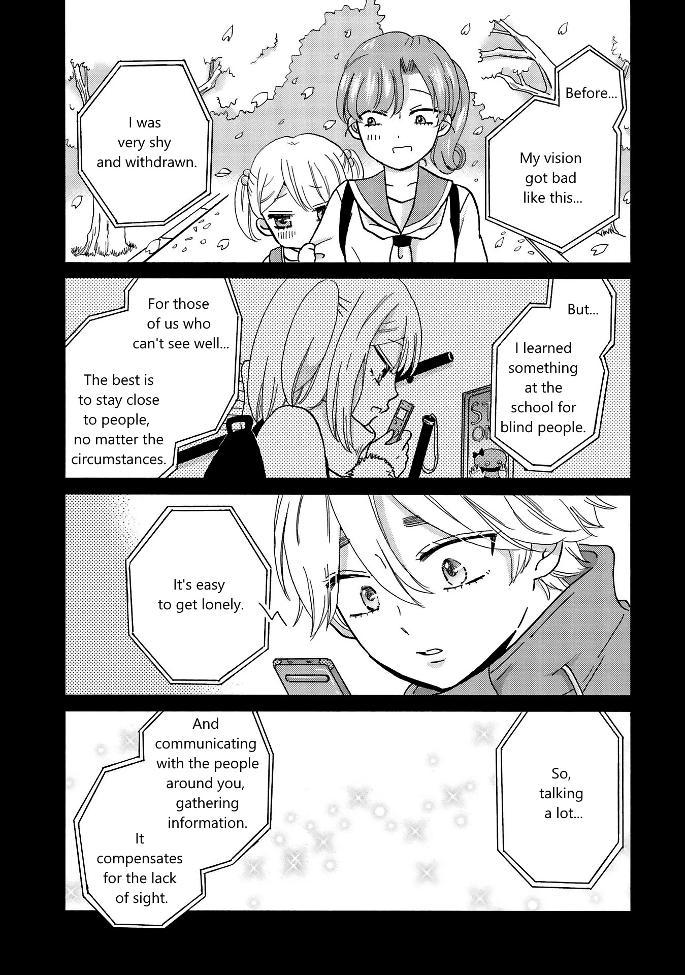 Yankee-kun and the White Cane Girl Chapter 74 page 10 - Chapter 74: Quiet Voice (3)