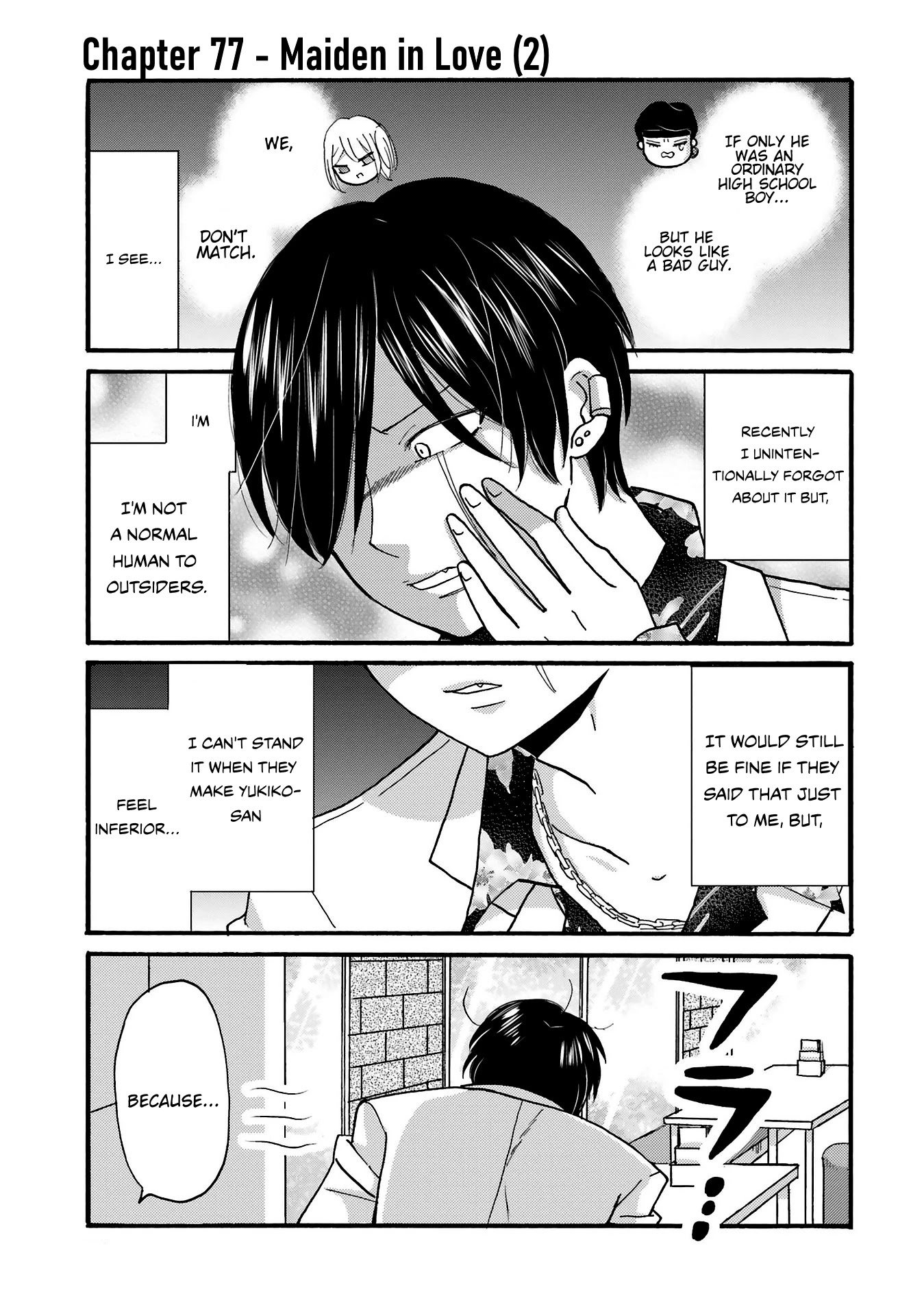 Yankee-kun and the White Cane Girl Chapter 77 page 3 - Chapter 77: Maiden in Love ②