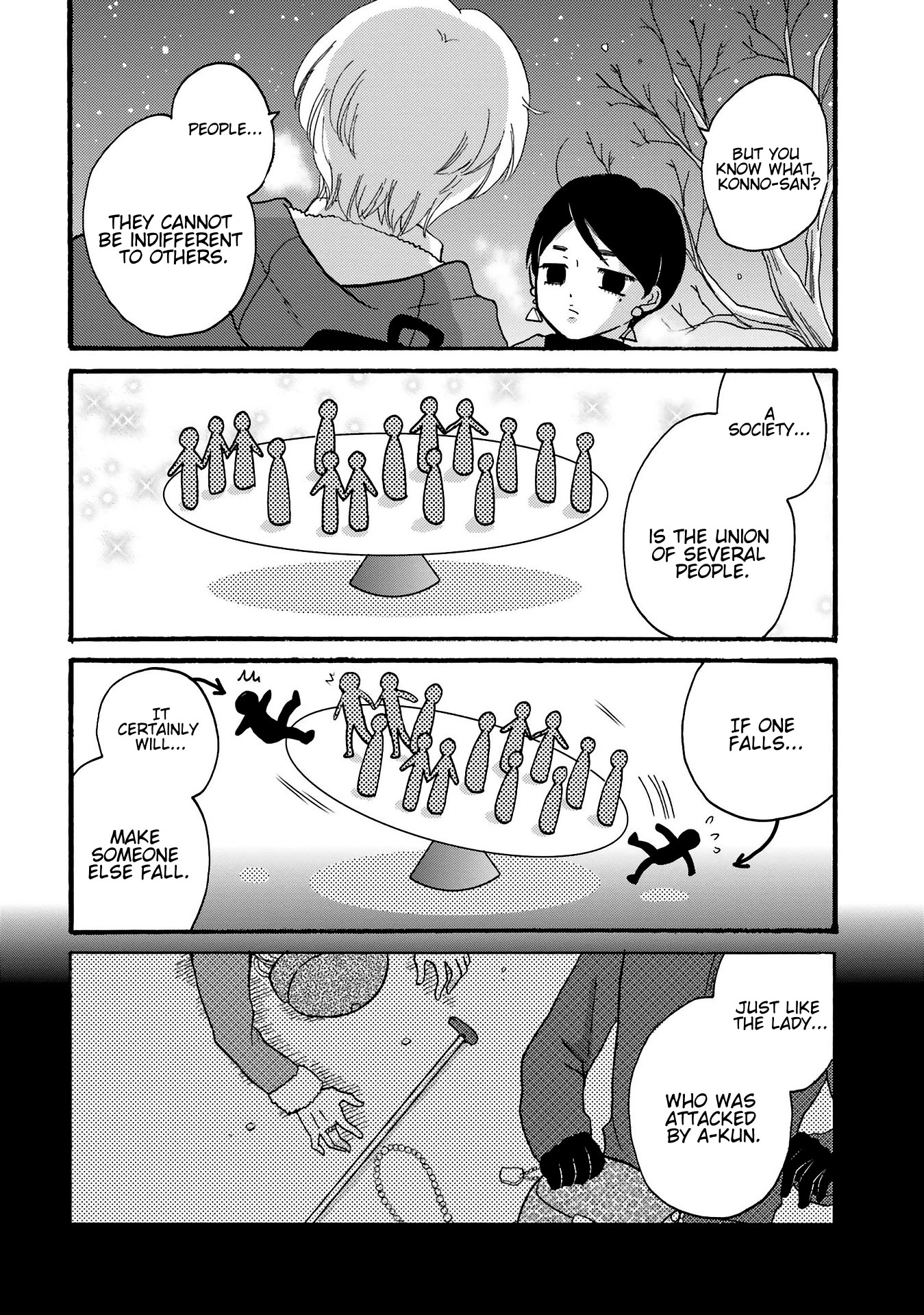 Yankee-kun and the White Cane Girl Chapter 80 page 4 - Chapter 80: Just By Himself ②