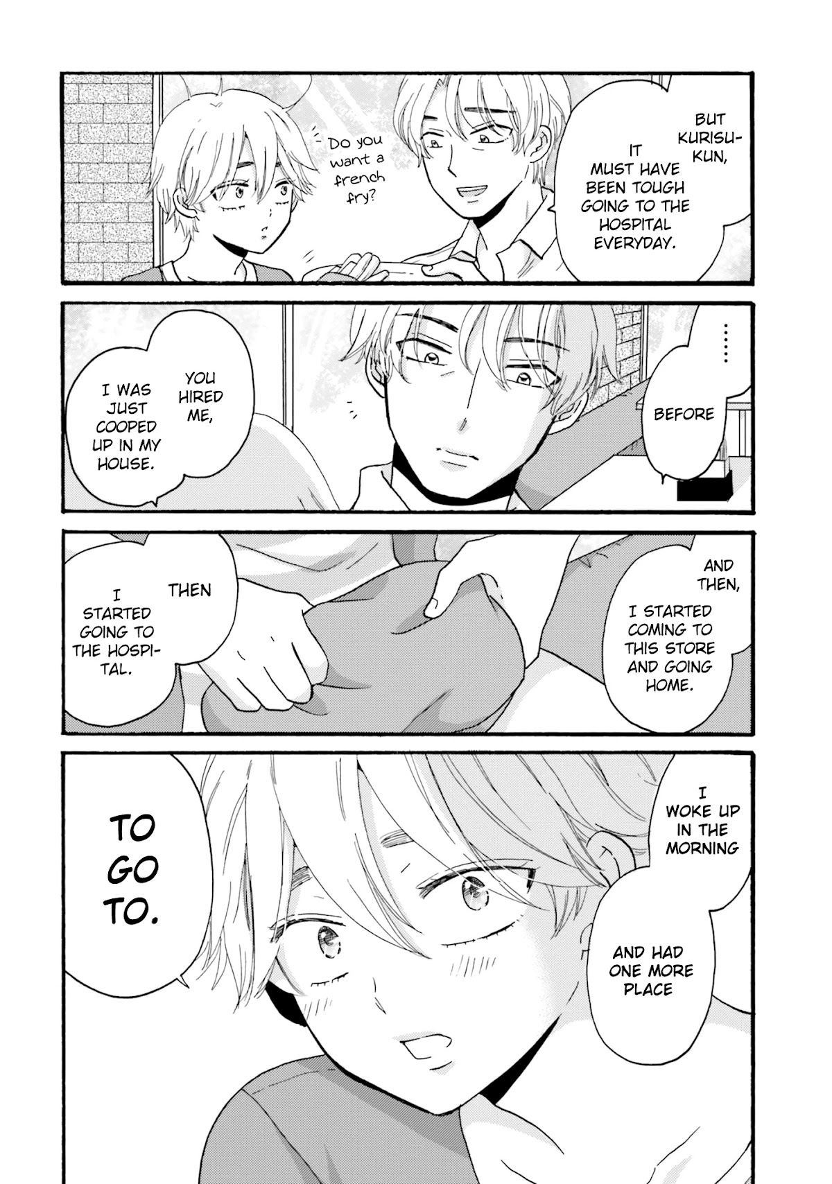 Yankee-kun and the White Cane Girl Chapter 81 page 14 - Chapter 81: New Scenery