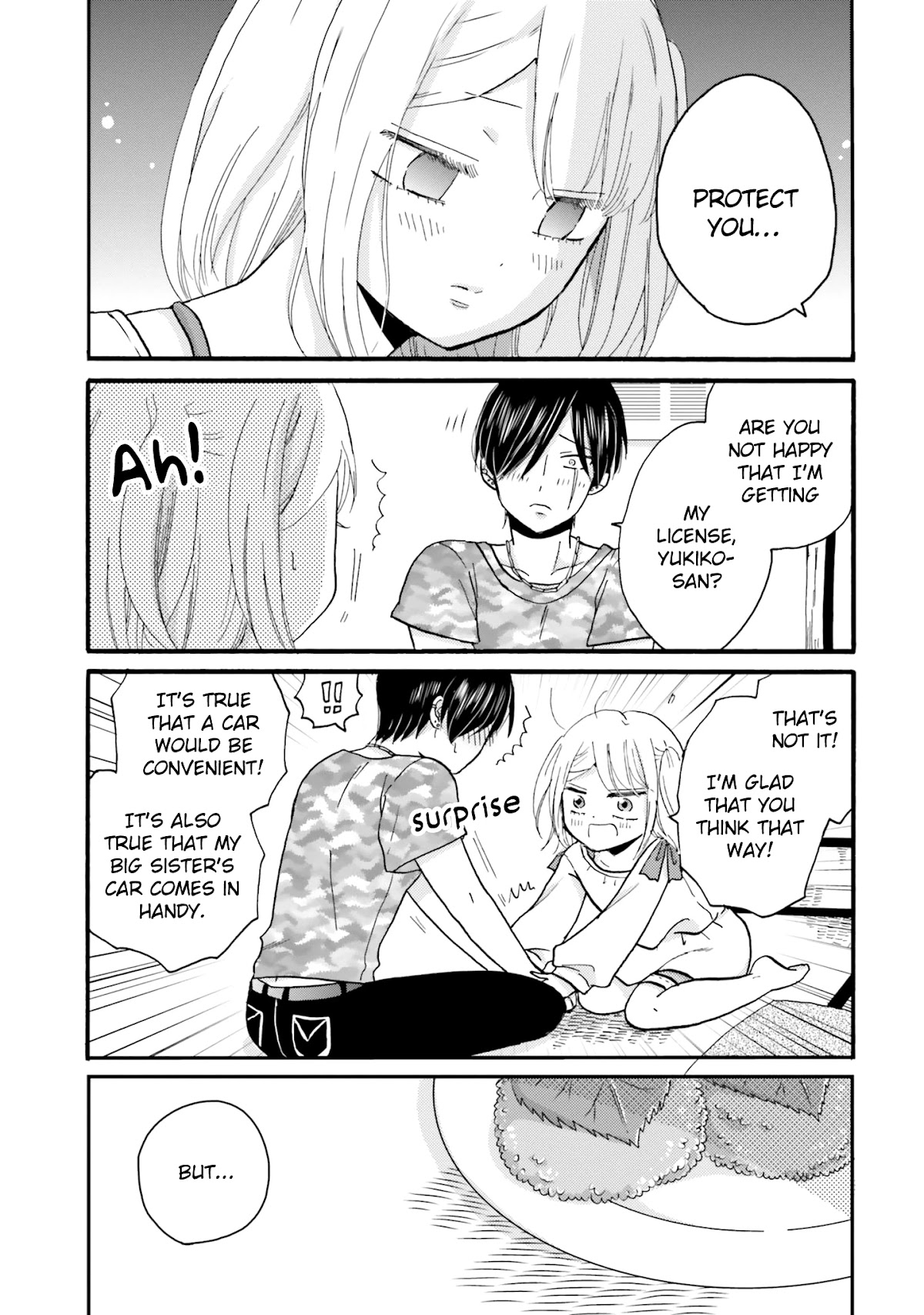 Yankee-kun and the White Cane Girl Chapter 82 page 11 - Chapter 82: I Want to Protect You ①