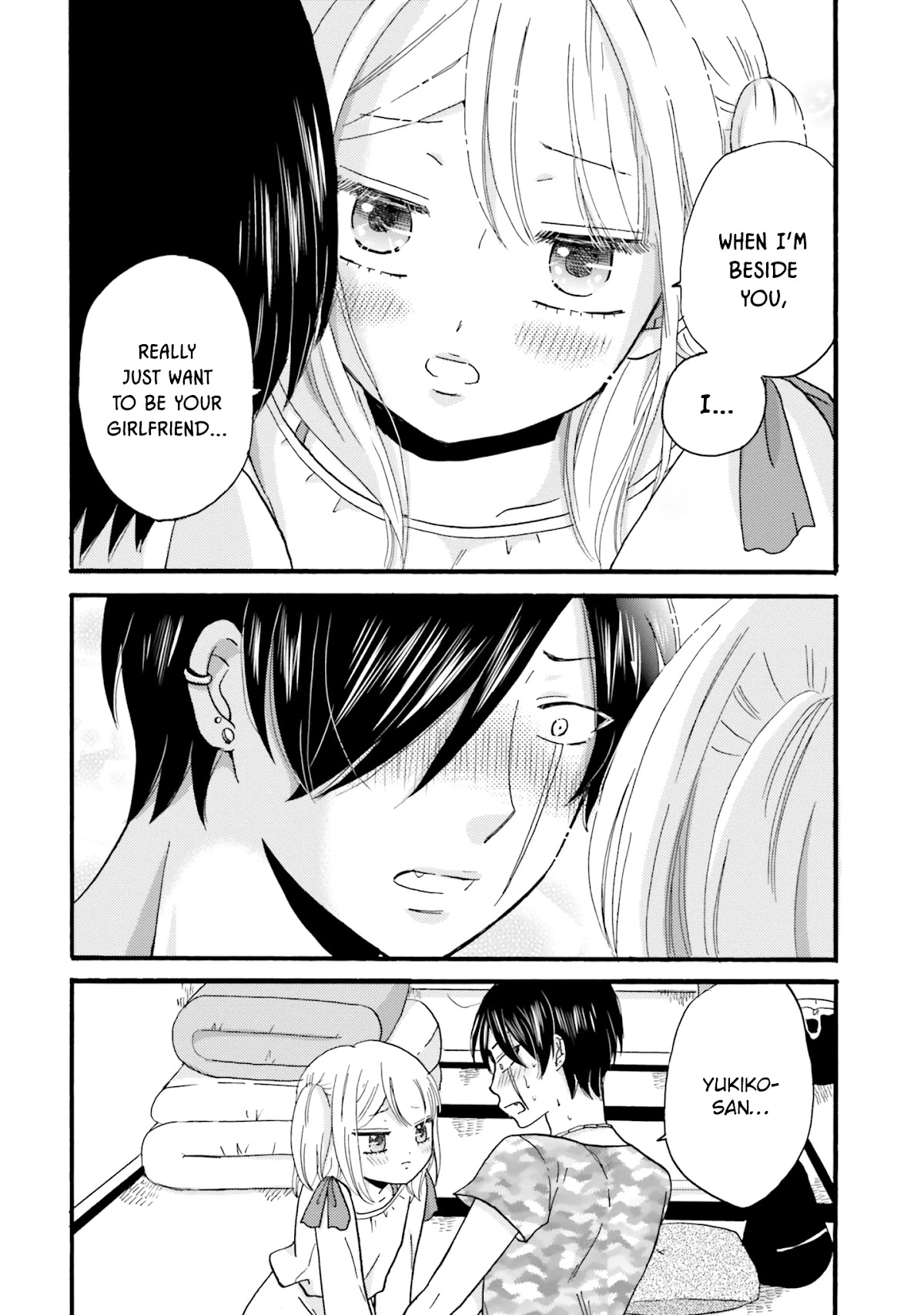 Yankee-kun and the White Cane Girl Chapter 82 page 14 - Chapter 82: I Want to Protect You ①
