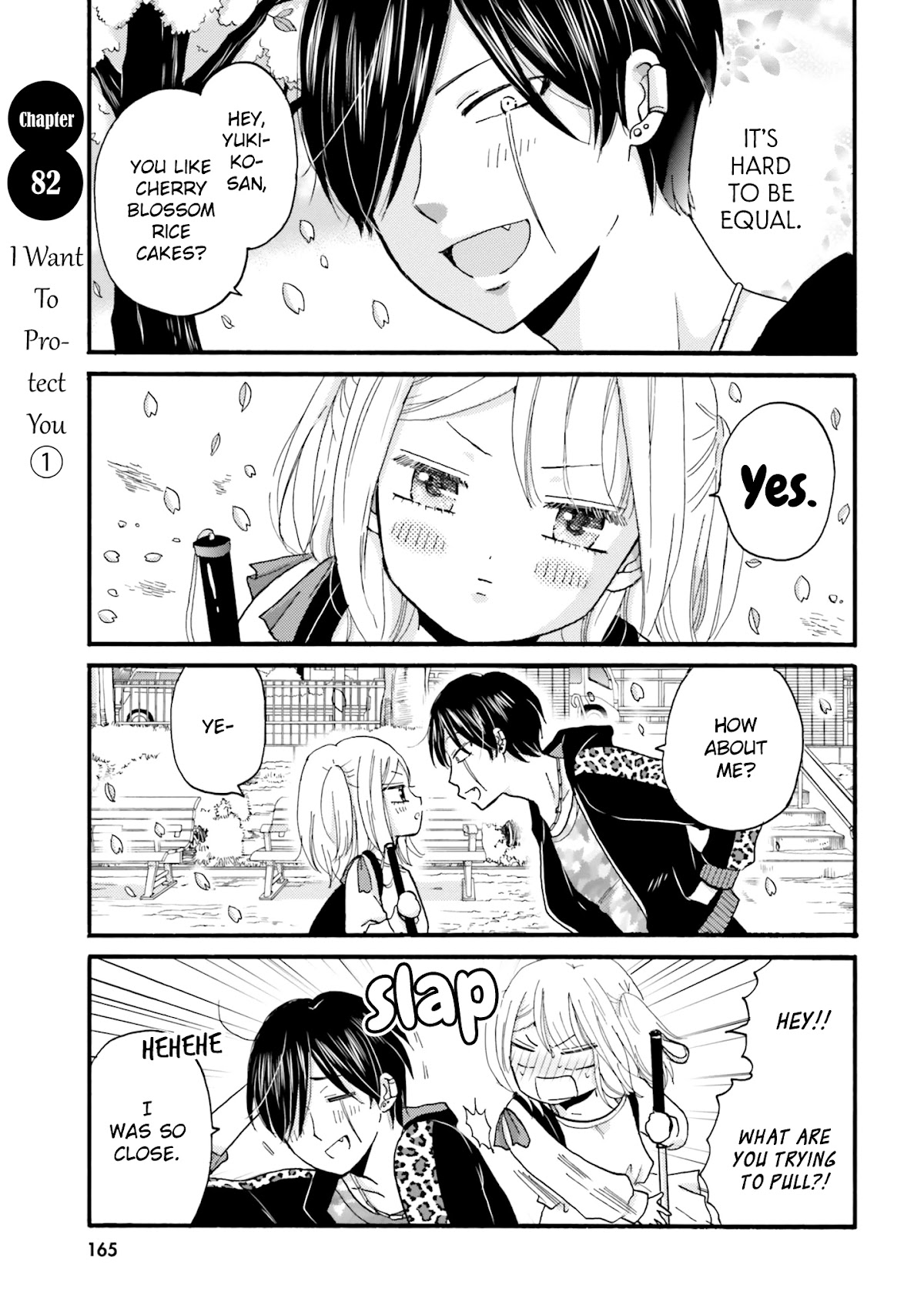 Yankee-kun and the White Cane Girl Chapter 82 page 3 - Chapter 82: I Want to Protect You ①