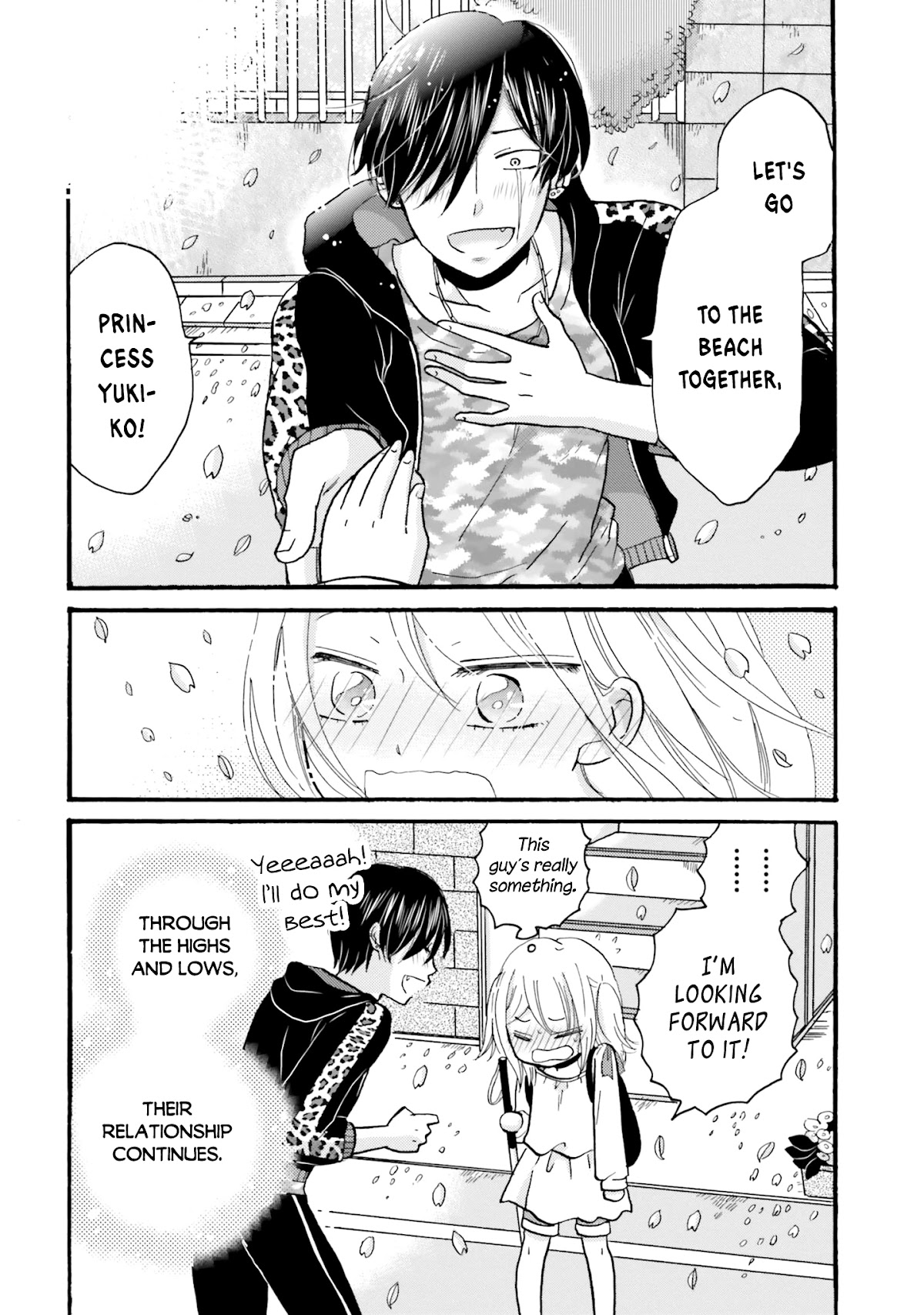 Yankee-kun and the White Cane Girl Chapter 83 page 14 - Chapter 83: I Want to Protect You ②