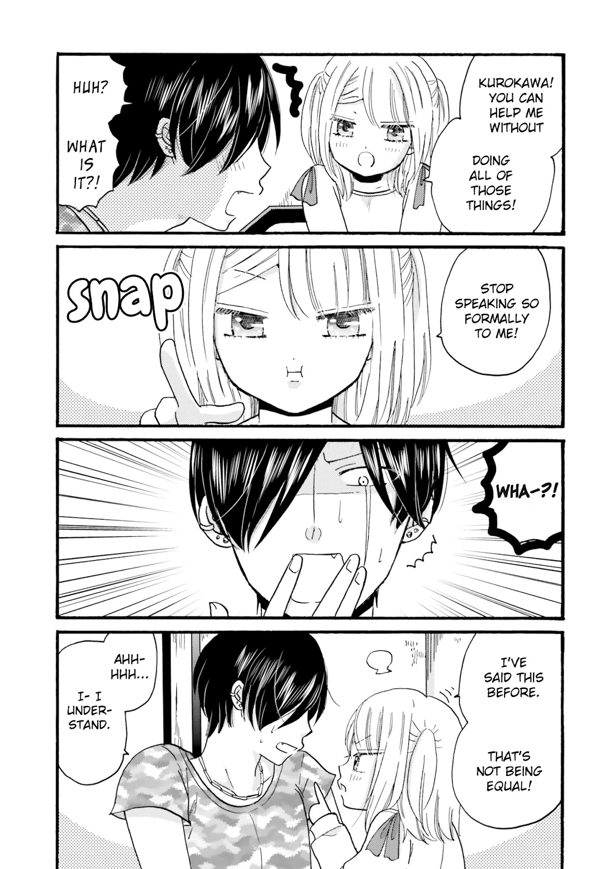 Yankee-kun and the White Cane Girl Chapter 83 page 7 - Chapter 83: I Want to Protect You ②