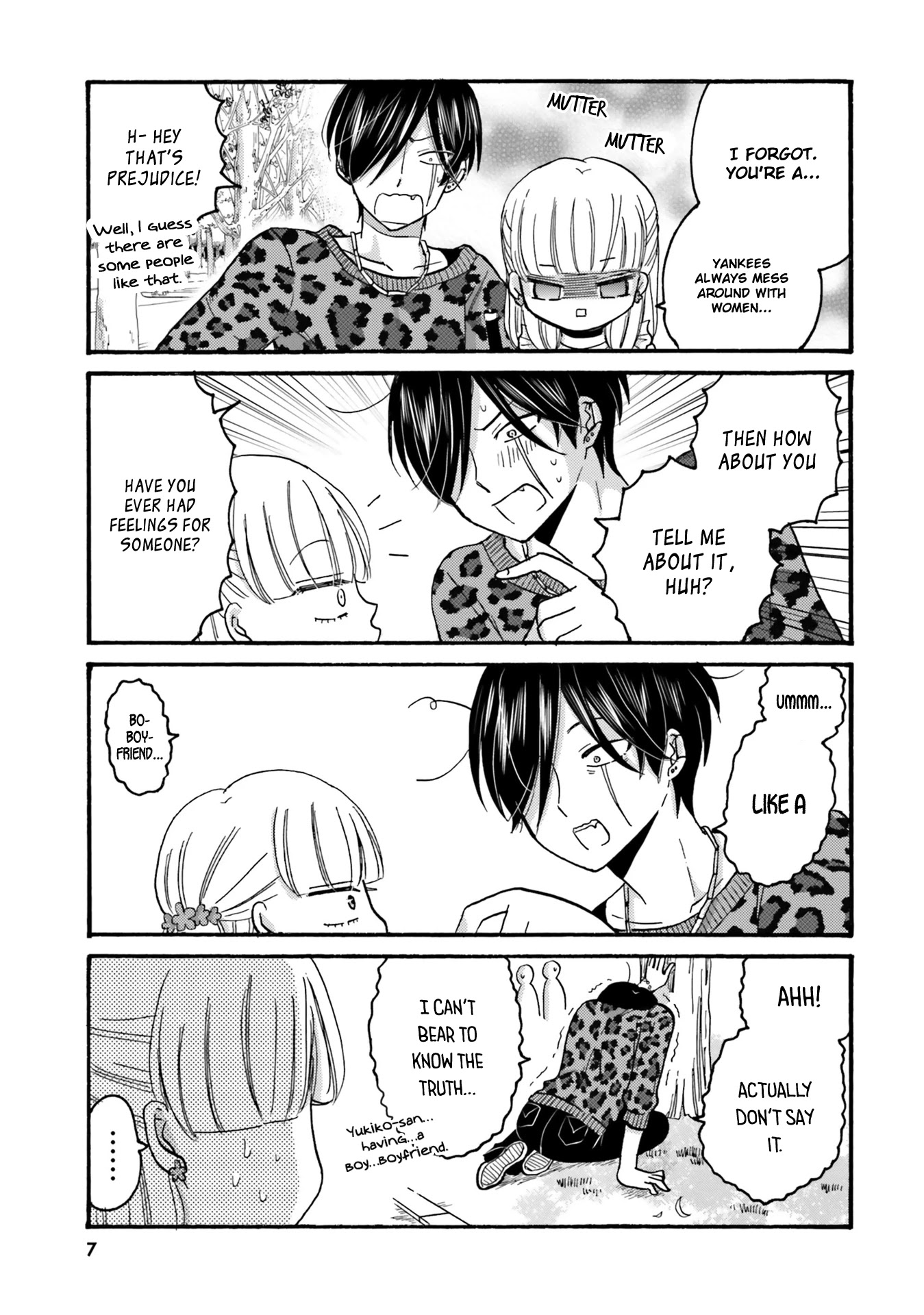 Yankee-kun and the White Cane Girl Chapter 84 page 11 - Chapter 84: Heartbreak ①