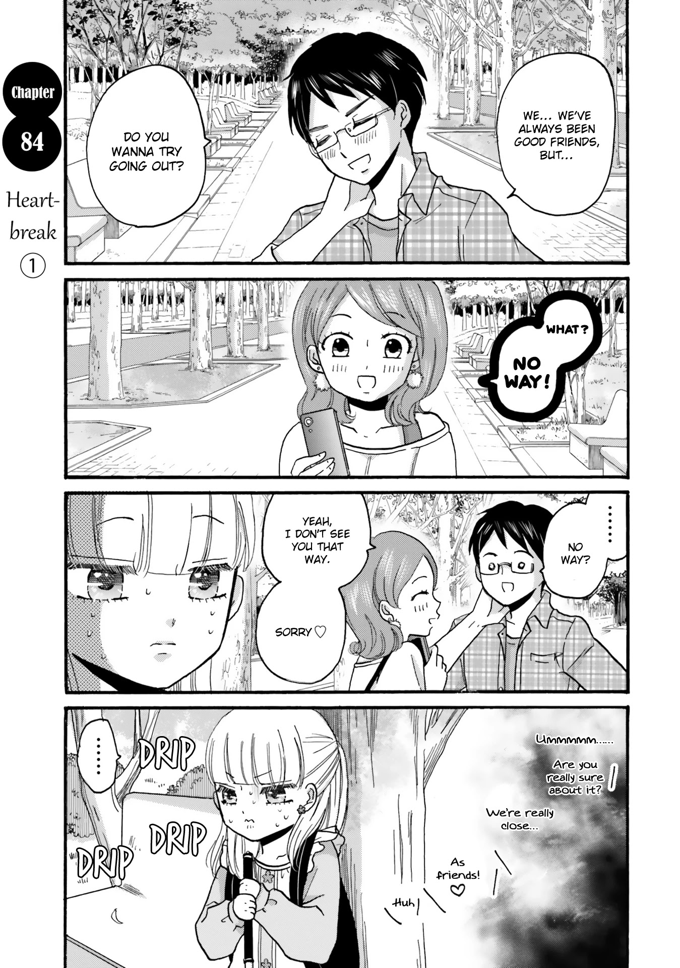 Yankee-kun and the White Cane Girl Chapter 84 page 7 - Chapter 84: Heartbreak ①