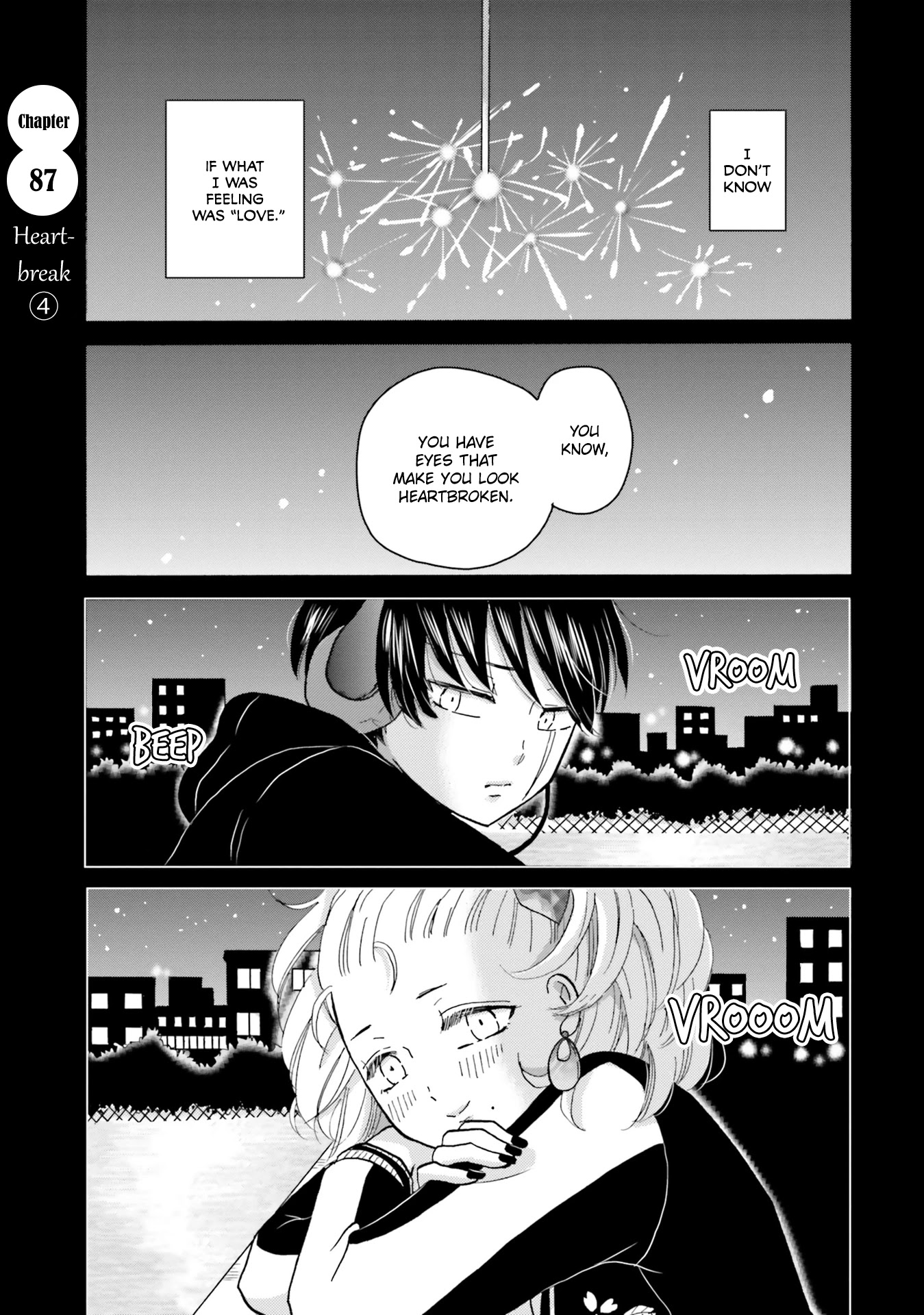 Yankee-kun and the White Cane Girl Chapter 87 page 3 - Chapter 87: Heartbreak ④
