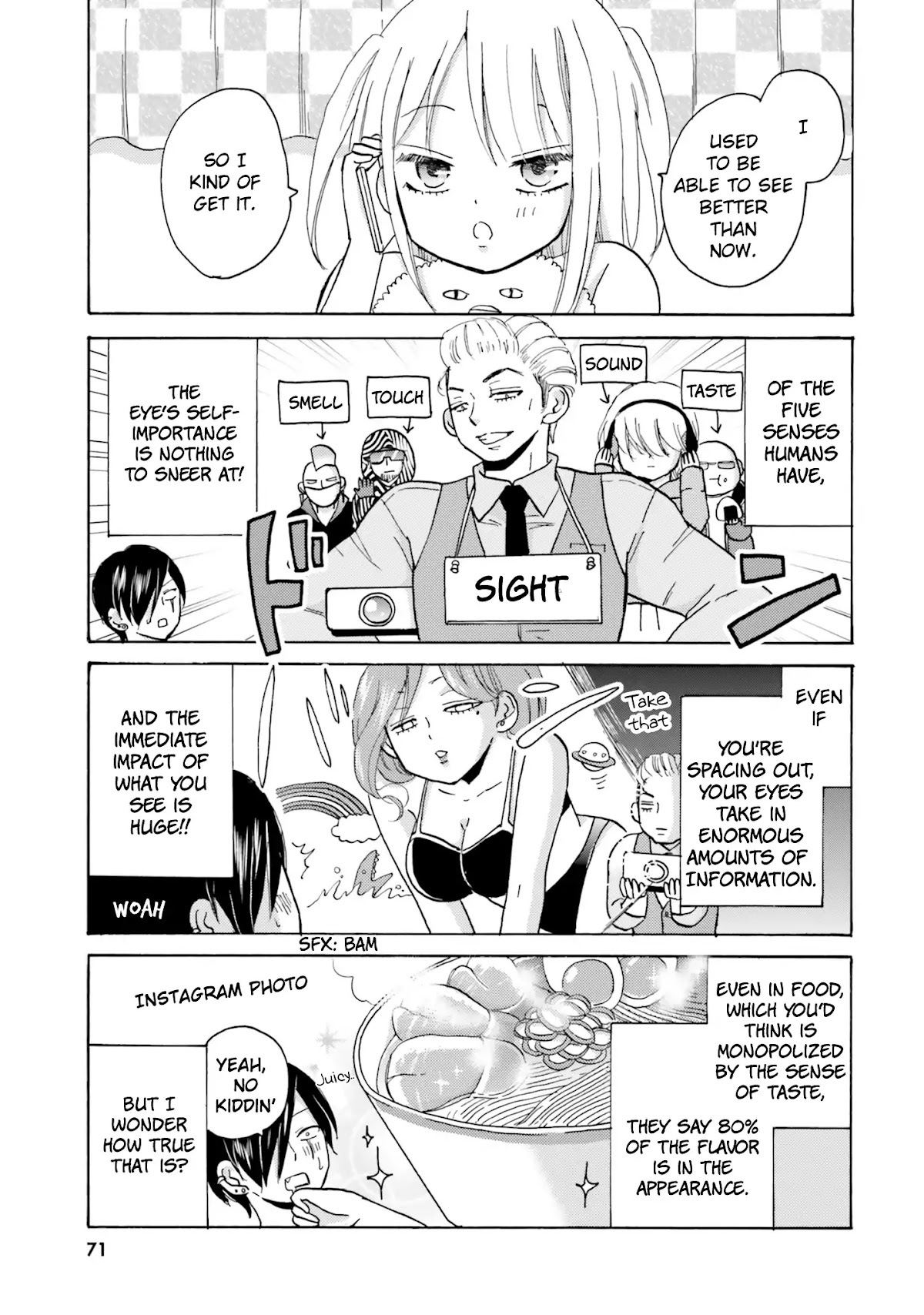 Yankee-kun and the White Cane Girl Chapter 9 page 6 - Chapter 9: I, The Amazing Eye
