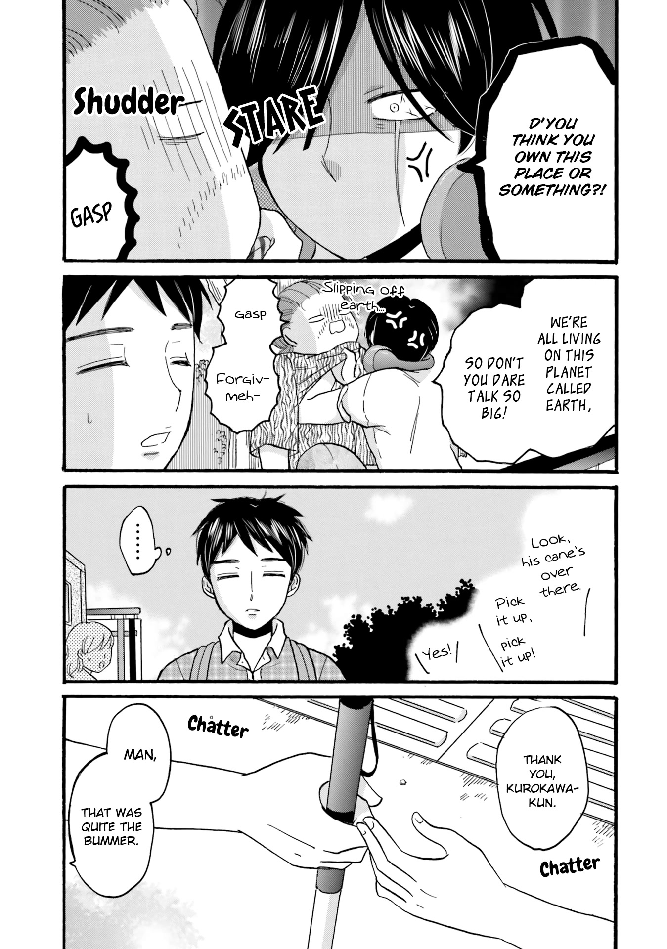 Yankee-kun and the White Cane Girl Chapter 92 page 15 - Chapter 92: Sister ②