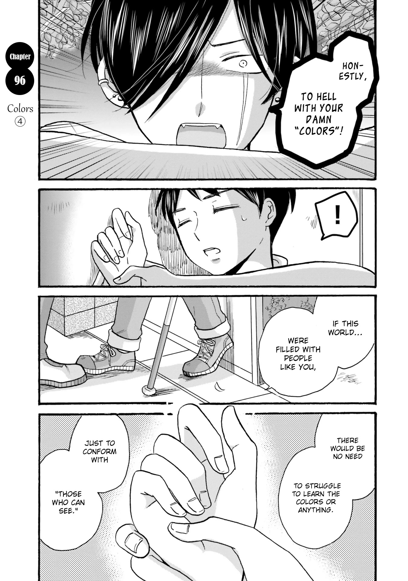 Yankee-kun and the White Cane Girl Chapter 96 page 3 - Chapter 96: Colors ④