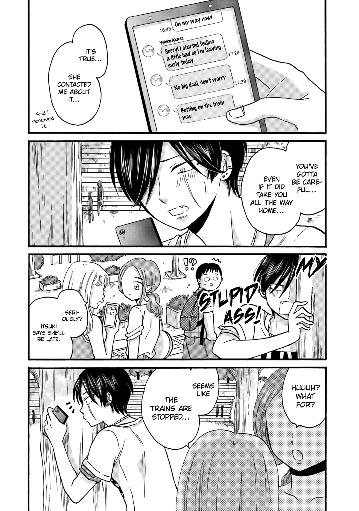 Yankee-kun and the White Cane Girl Chapter 98 page 12 - Chapter 98: Bridges With No Rails ①
