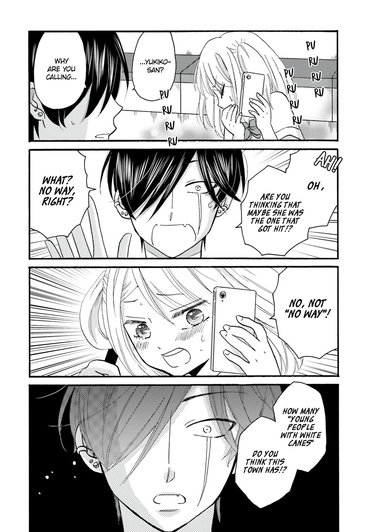 Yankee-kun and the White Cane Girl Chapter 99 page 10 - Chapter 99: Bridge with No Rails ②