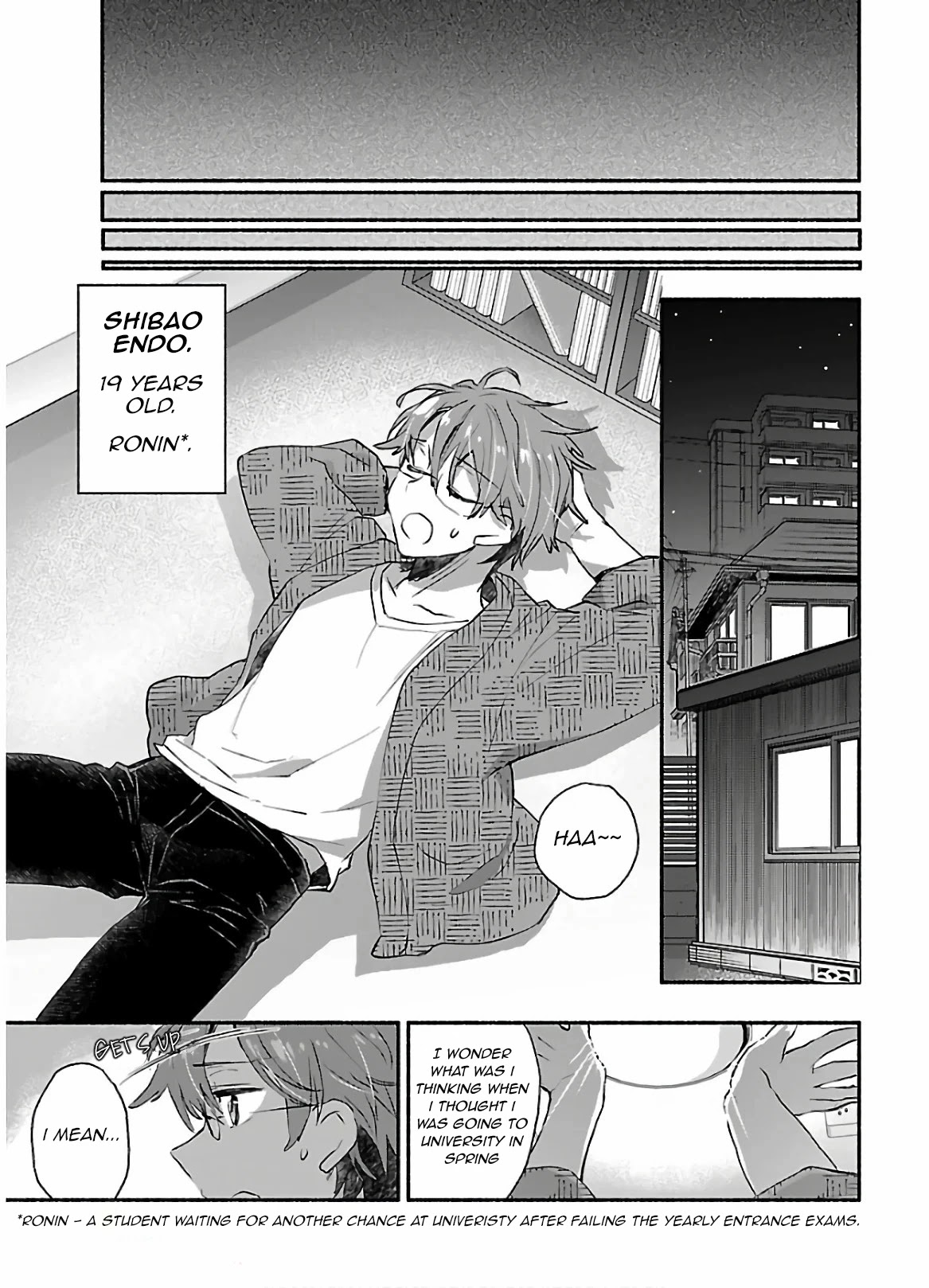 Yankee Musume ni Natsukarete Kotoshi mo Juken ni Shippai Shisou Desu Chapter 1 page 6 - Chapter 1: Lesson 1